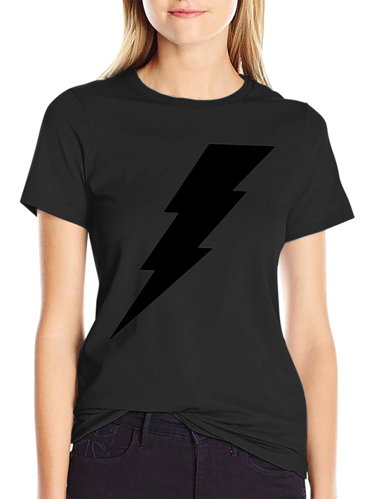 Lightning Bolt Graphic Tee - Classic Black