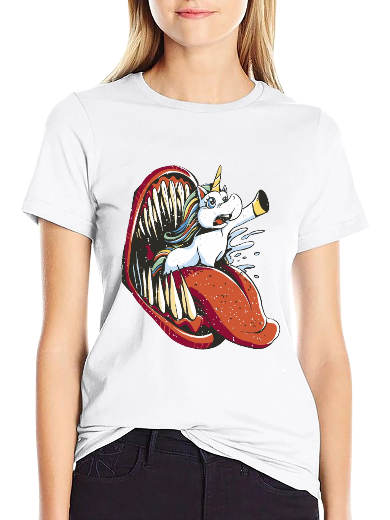 Unicorn Monster Tongue Graphic Tee