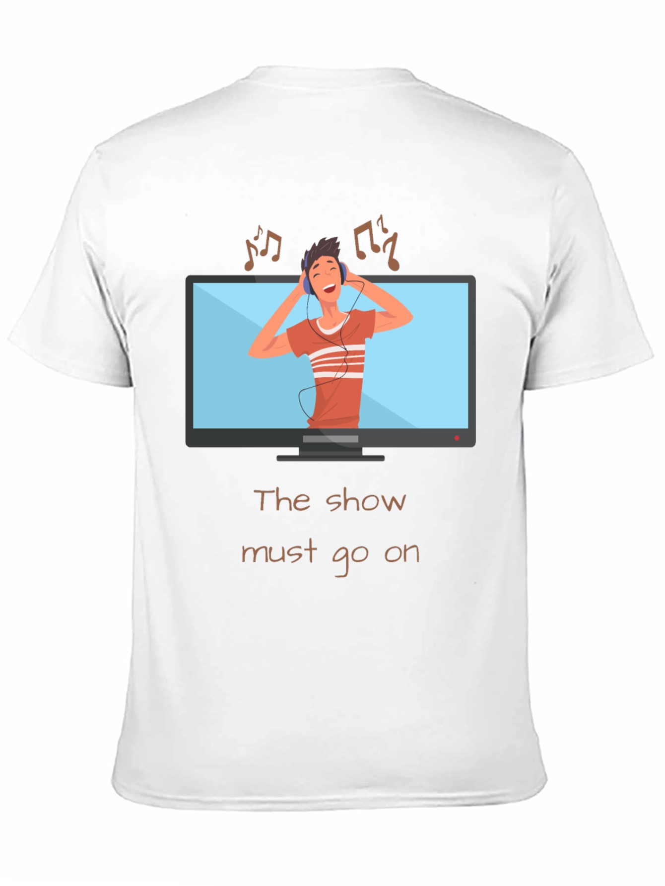 The Show Must Go On Graphic Tee