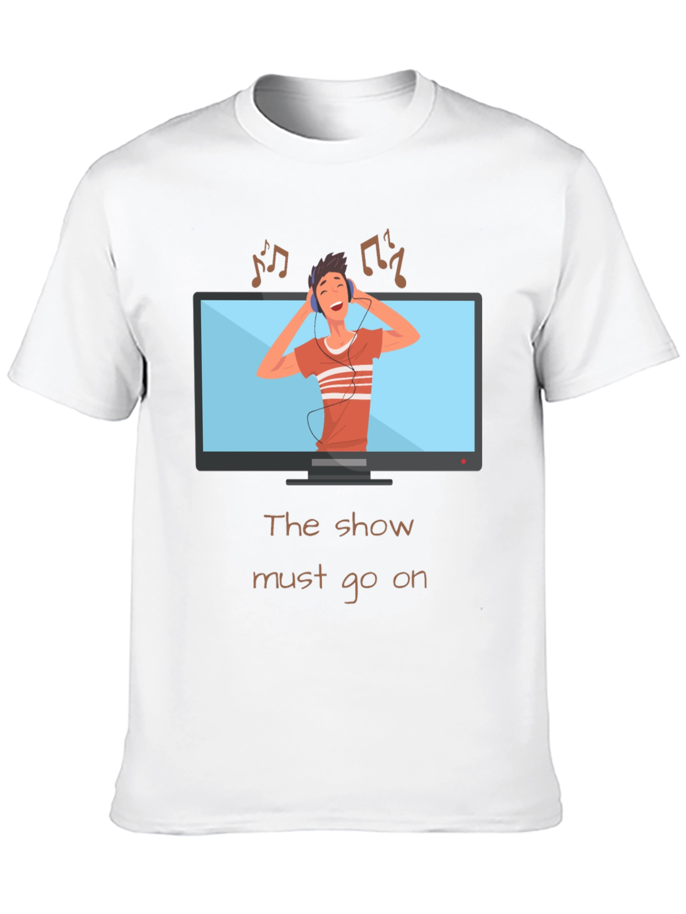 The Show Must Go On Graphic Tee
