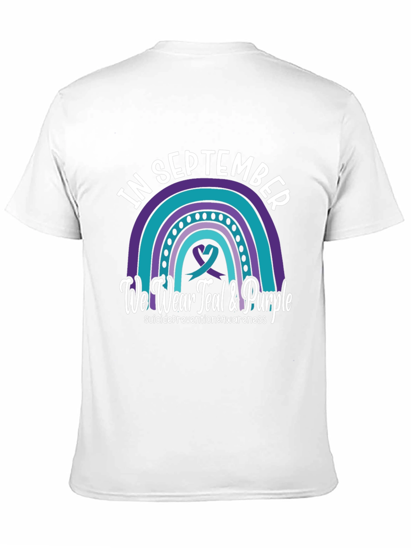 Suicide Awareness Teal & Purple T-Shirt