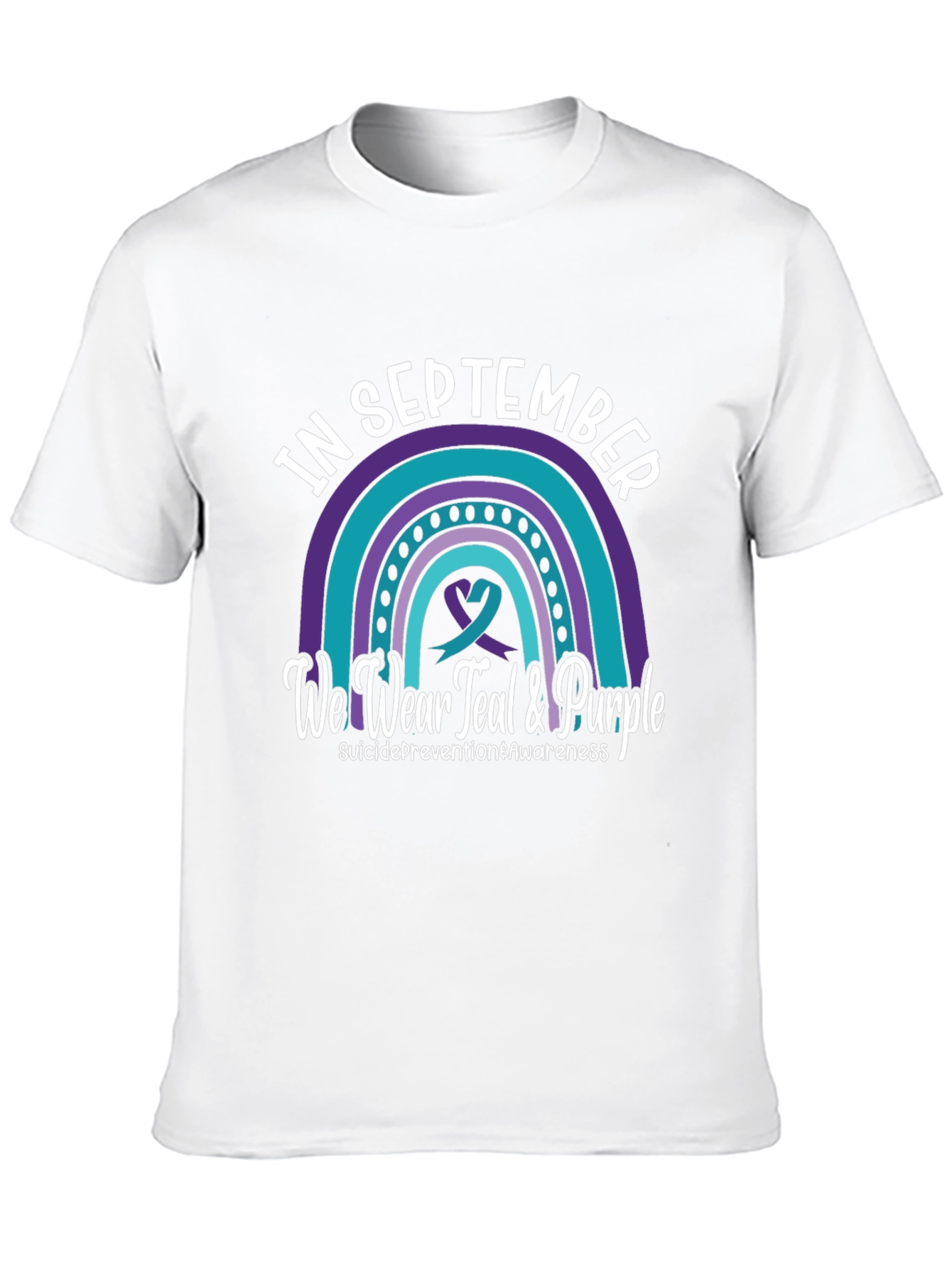 Suicide Awareness Teal & Purple T-Shirt