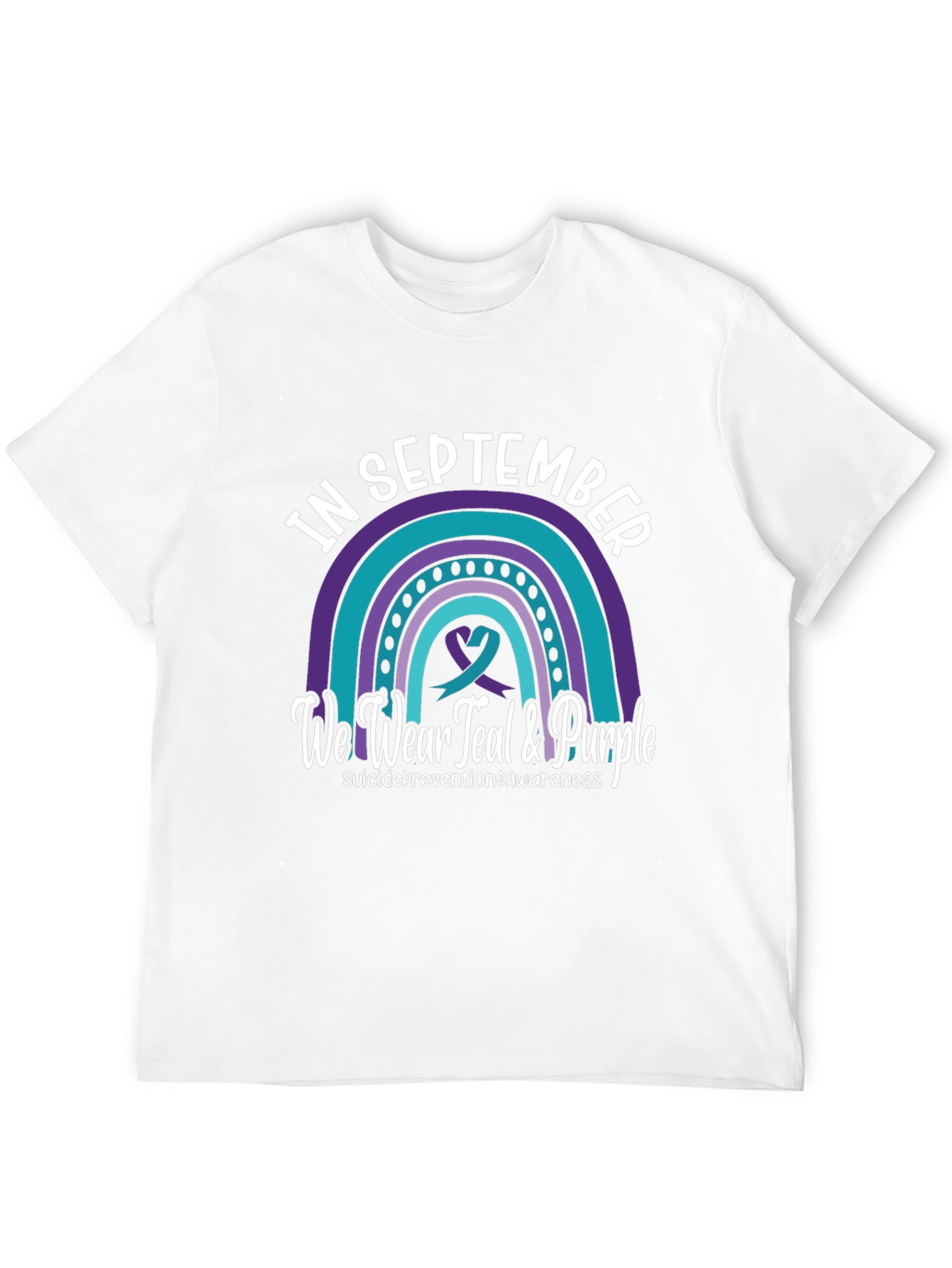Suicide Awareness Teal & Purple T-Shirt