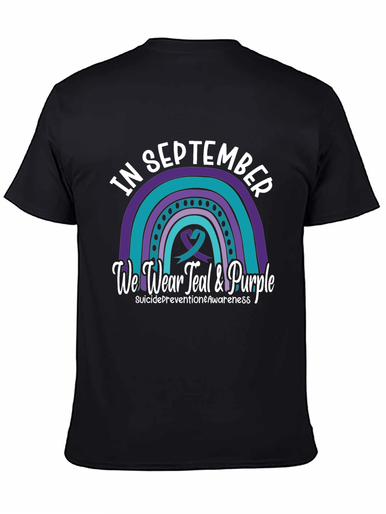 Suicide Awareness Teal & Purple T-Shirt