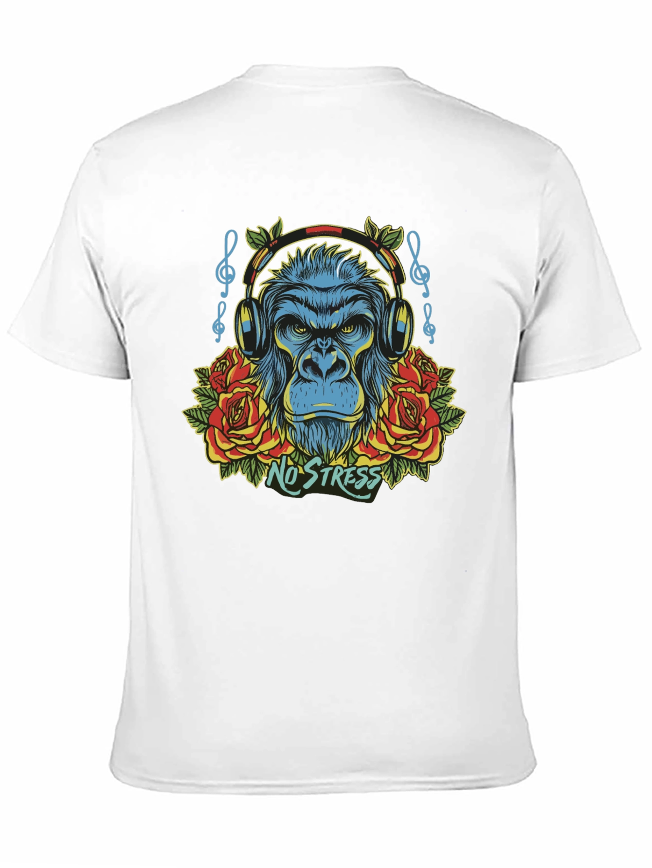 No Stress Gorilla Graphic T-Shirt