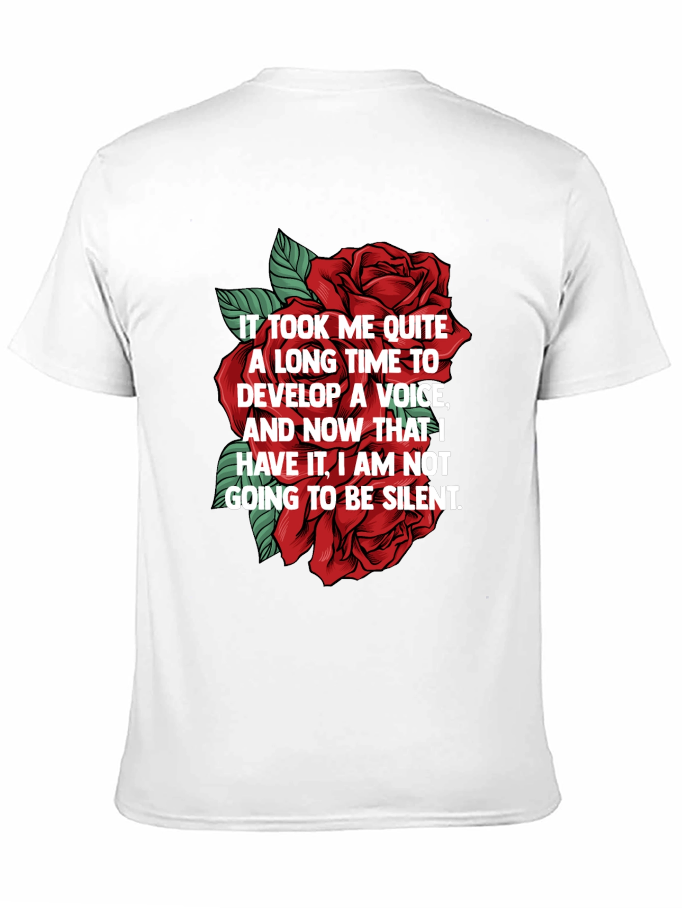 Empowered Voice Rose Graphic T-Shirt
