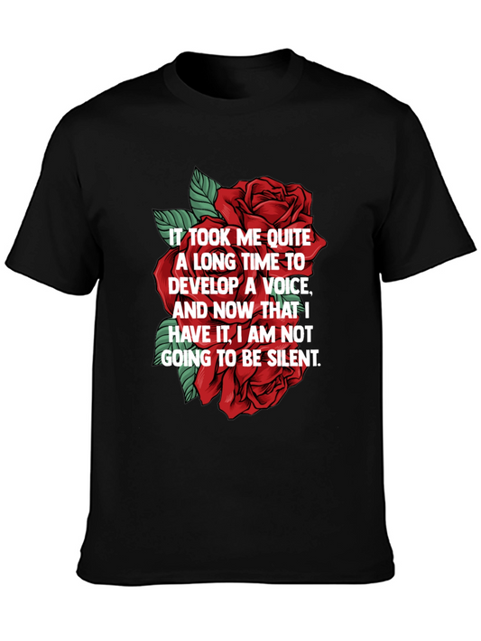 Empowered Voice Rose Graphic T-Shirt