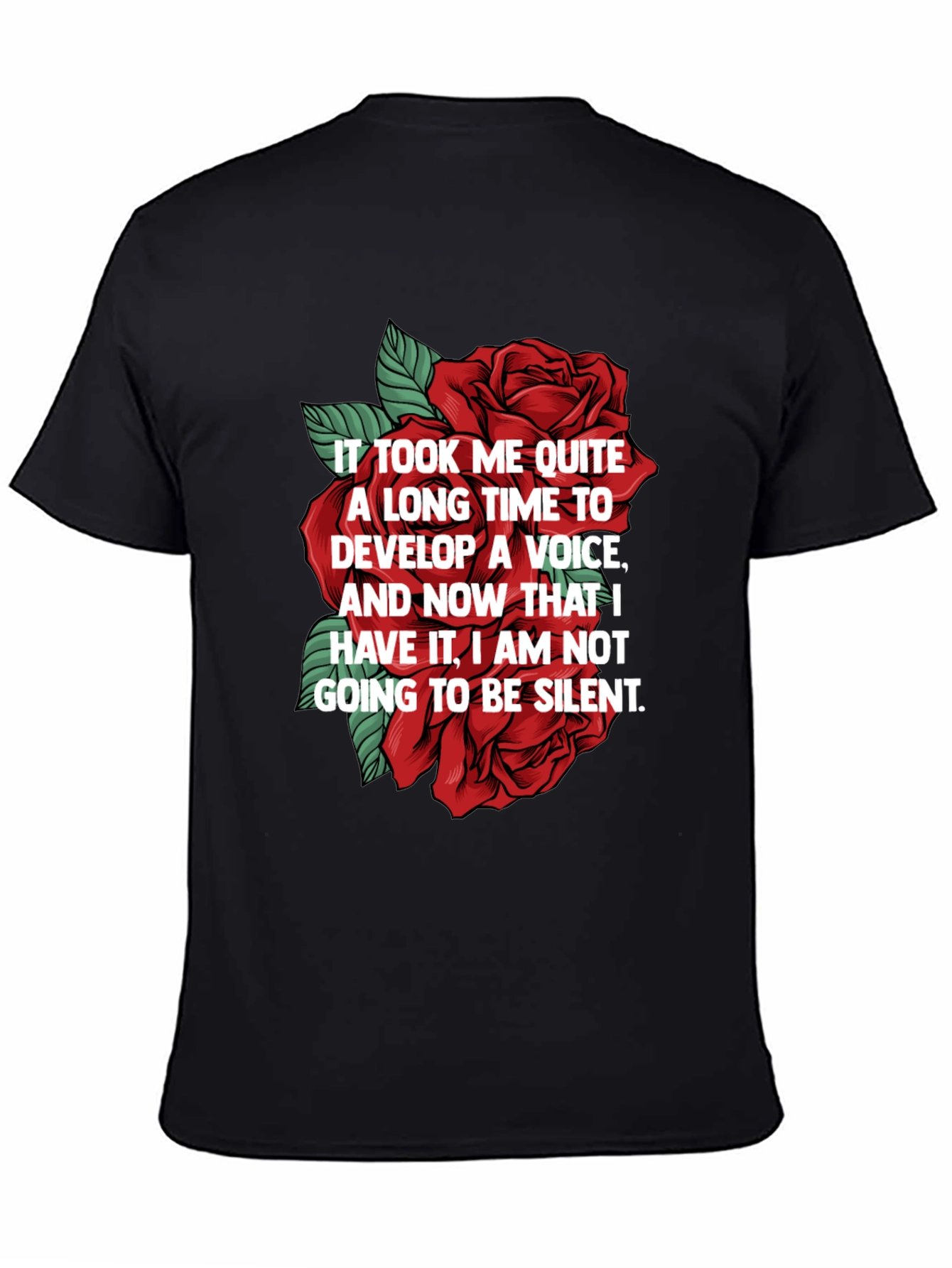 Empowered Voice Rose Graphic T-Shirt