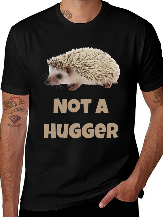 Not A Hugger Hedgehog Graphic Tee