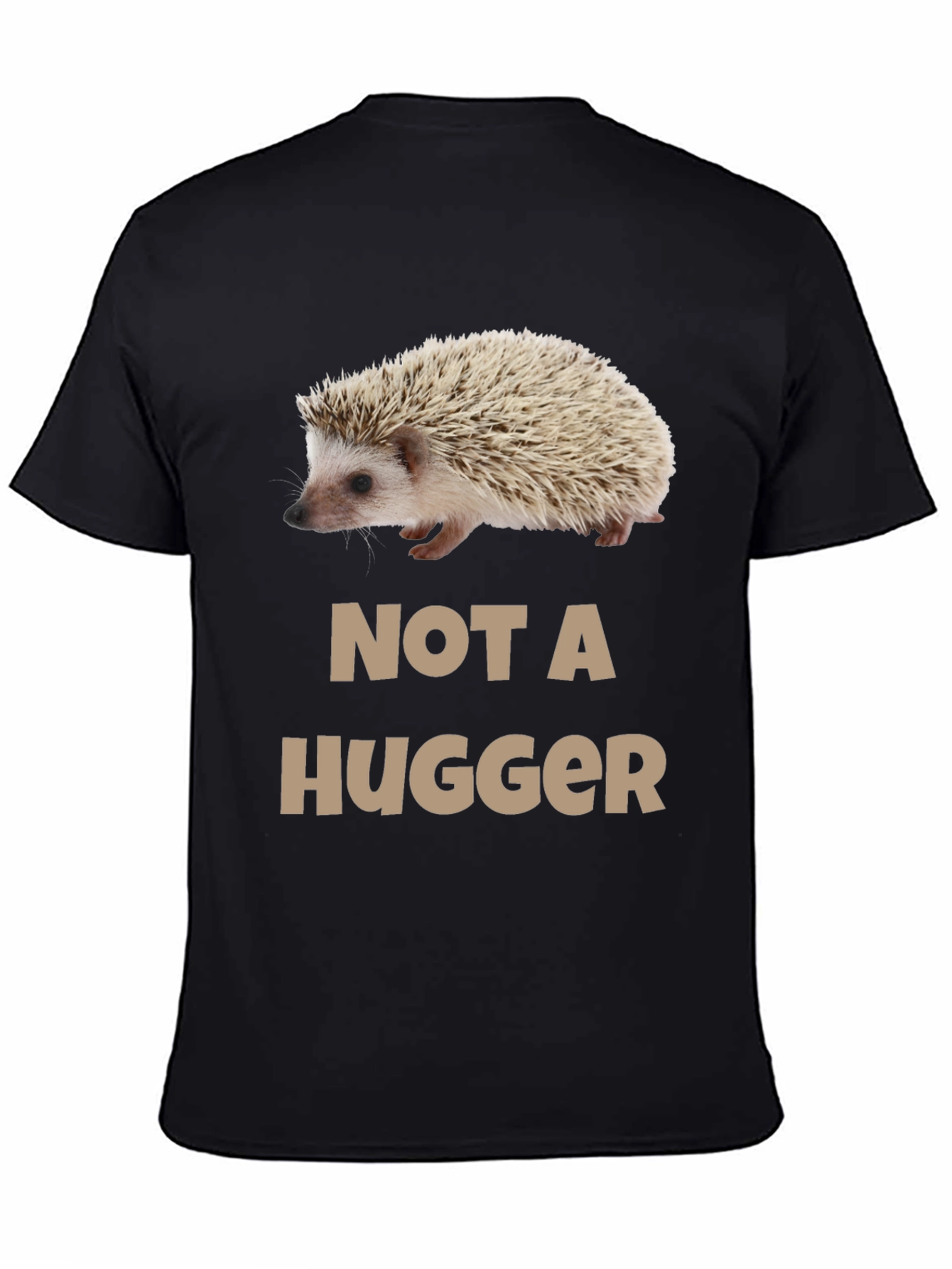 Not A Hugger Hedgehog Graphic Tee