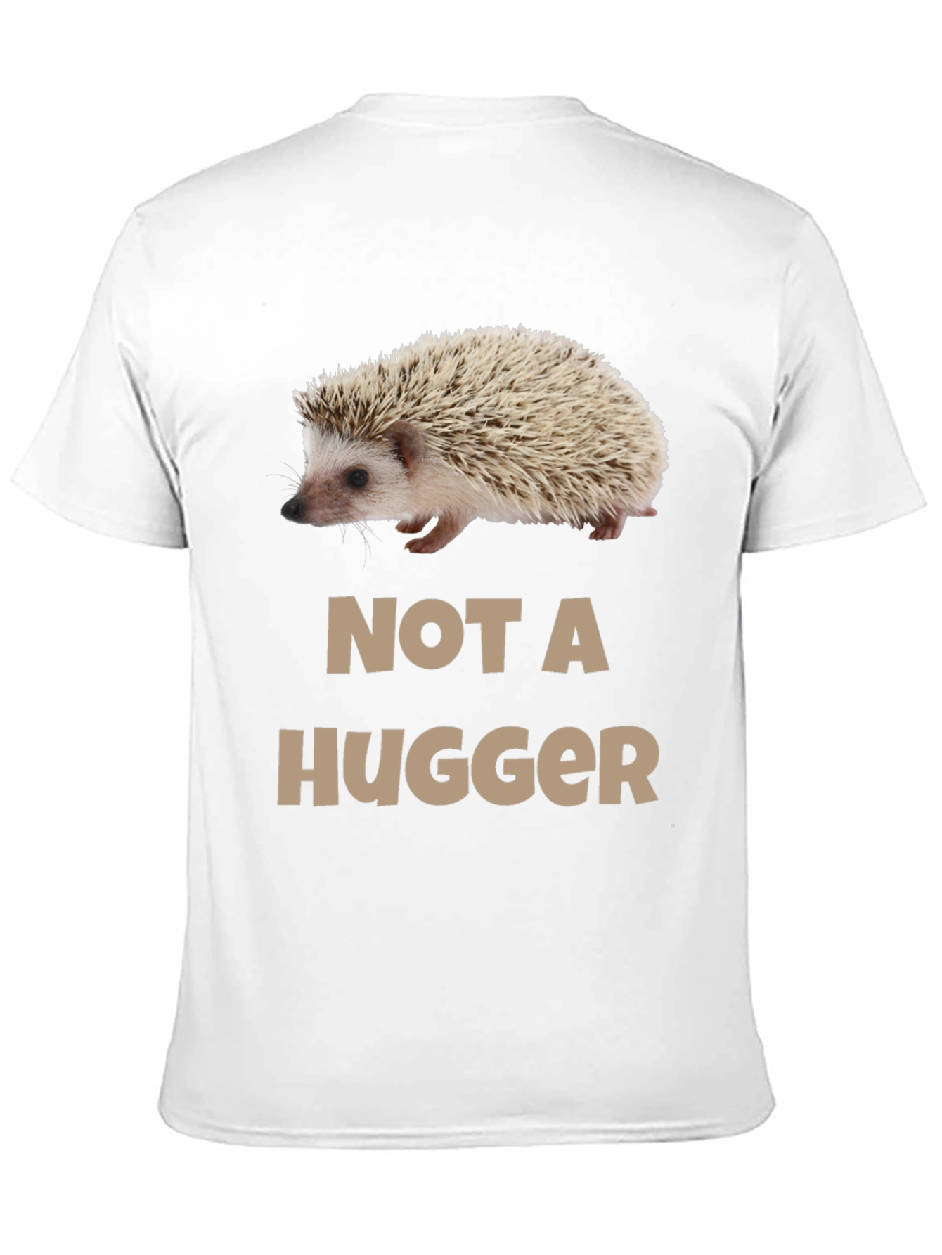 Not A Hugger Hedgehog Graphic Tee