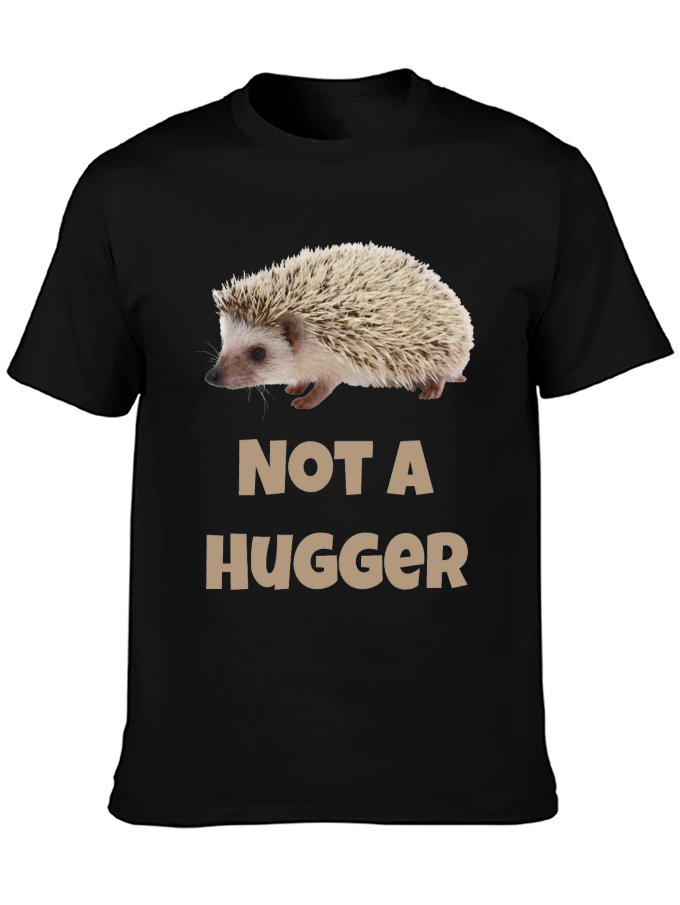 Not A Hugger Hedgehog Graphic Tee