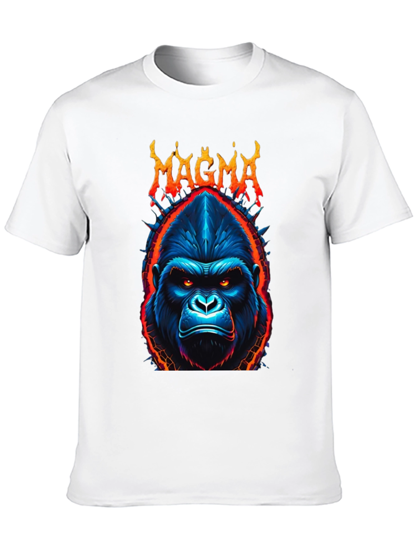 Magma Gorilla Graphic Tee - Bold Black T-Shirt