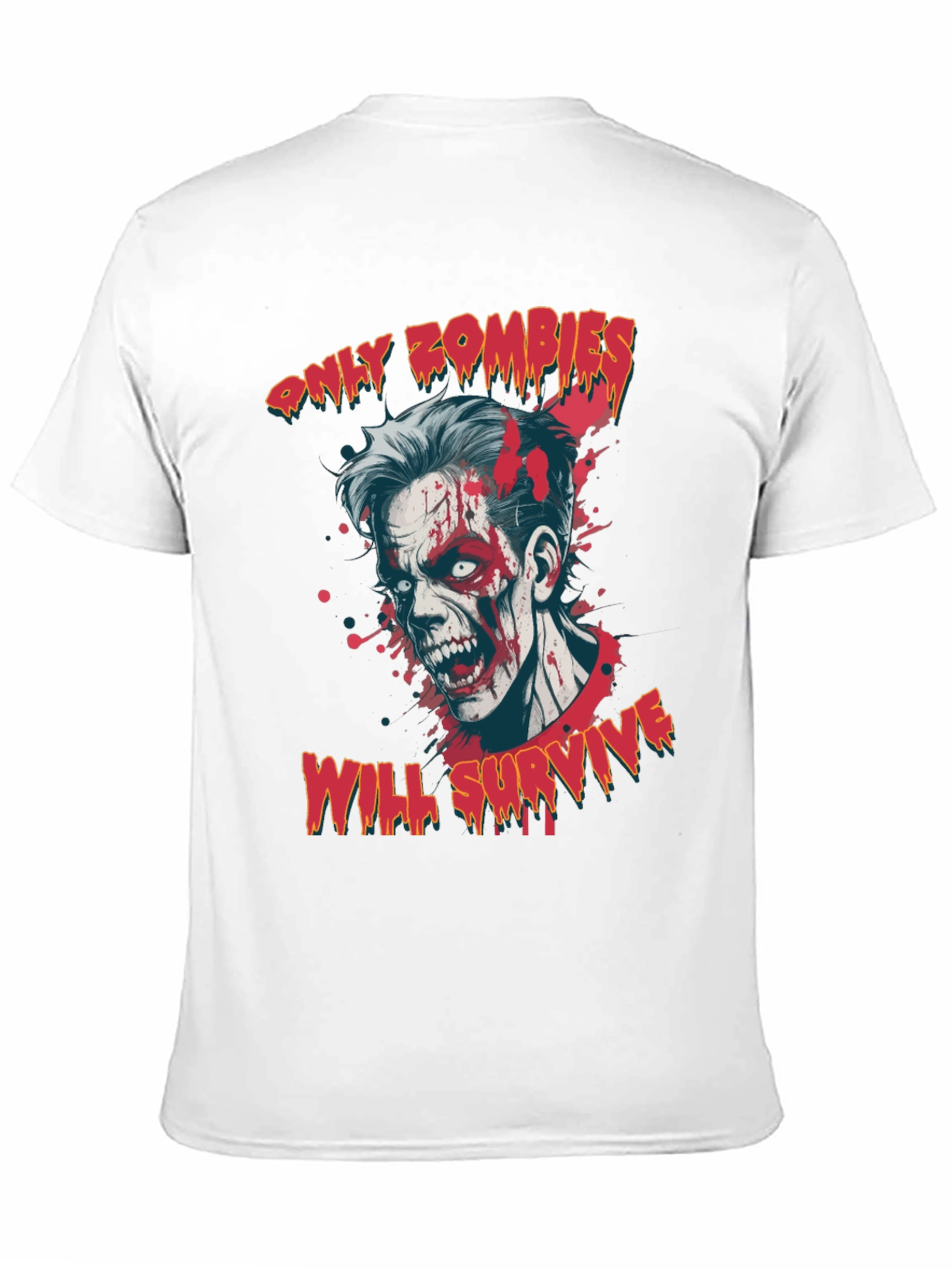 Zombie Survival Graphic Tee - Only Zombies Will Survive