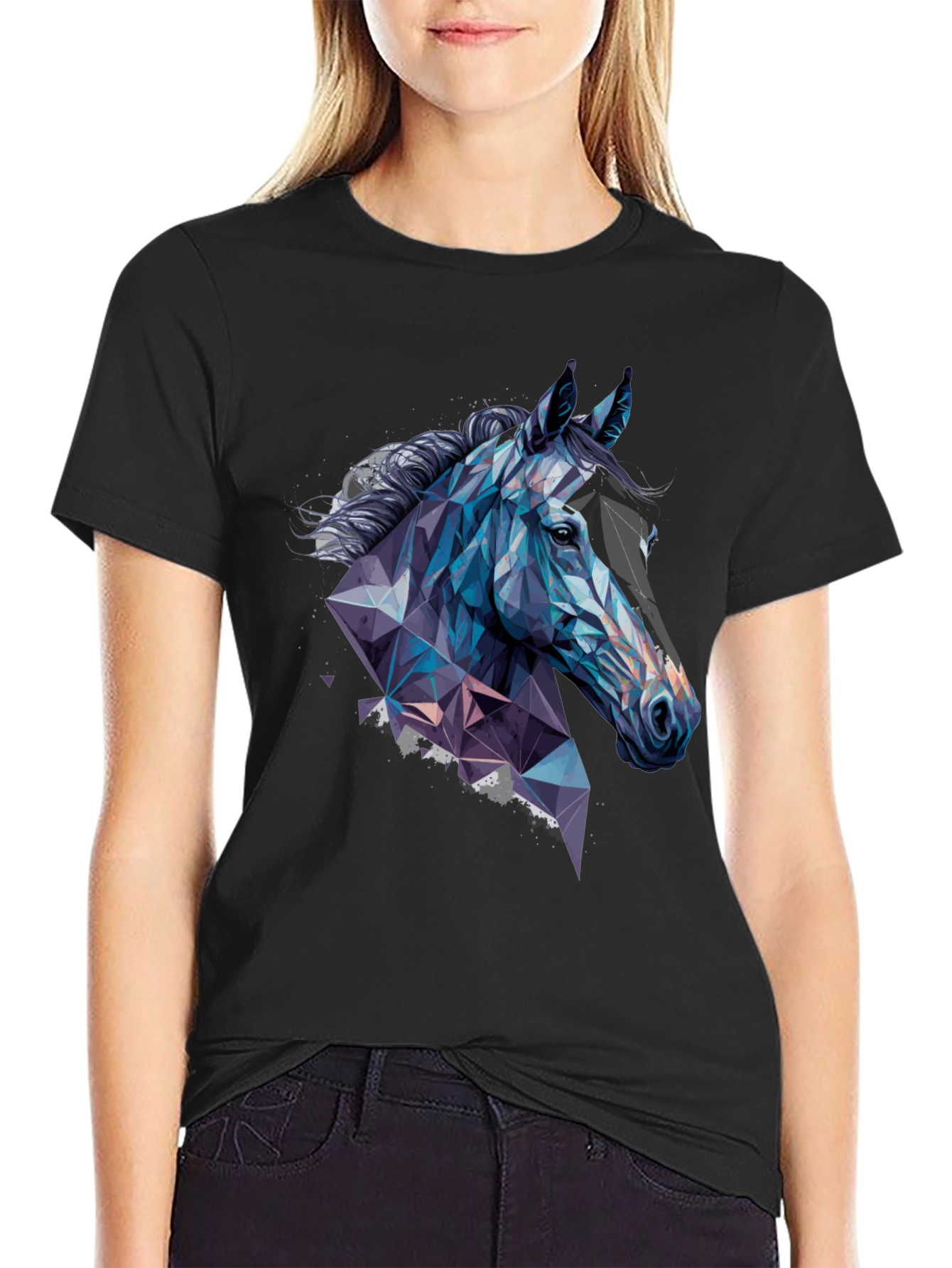 Geometric Horse Graphic Tee