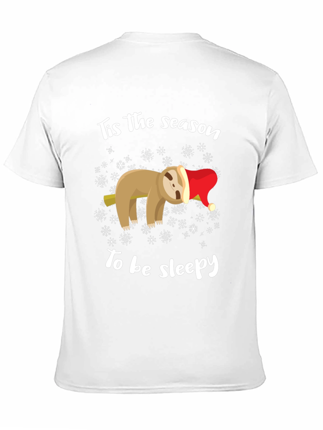 Festive Sloth Sleepy Season T-Shirt