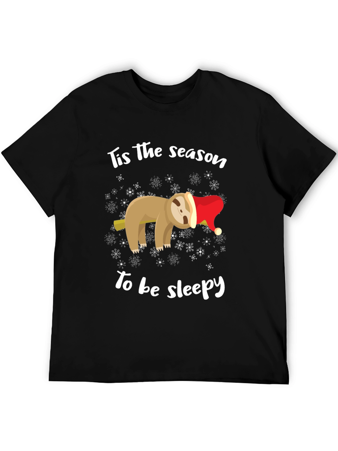 Festive Sloth Sleepy Season T-Shirt