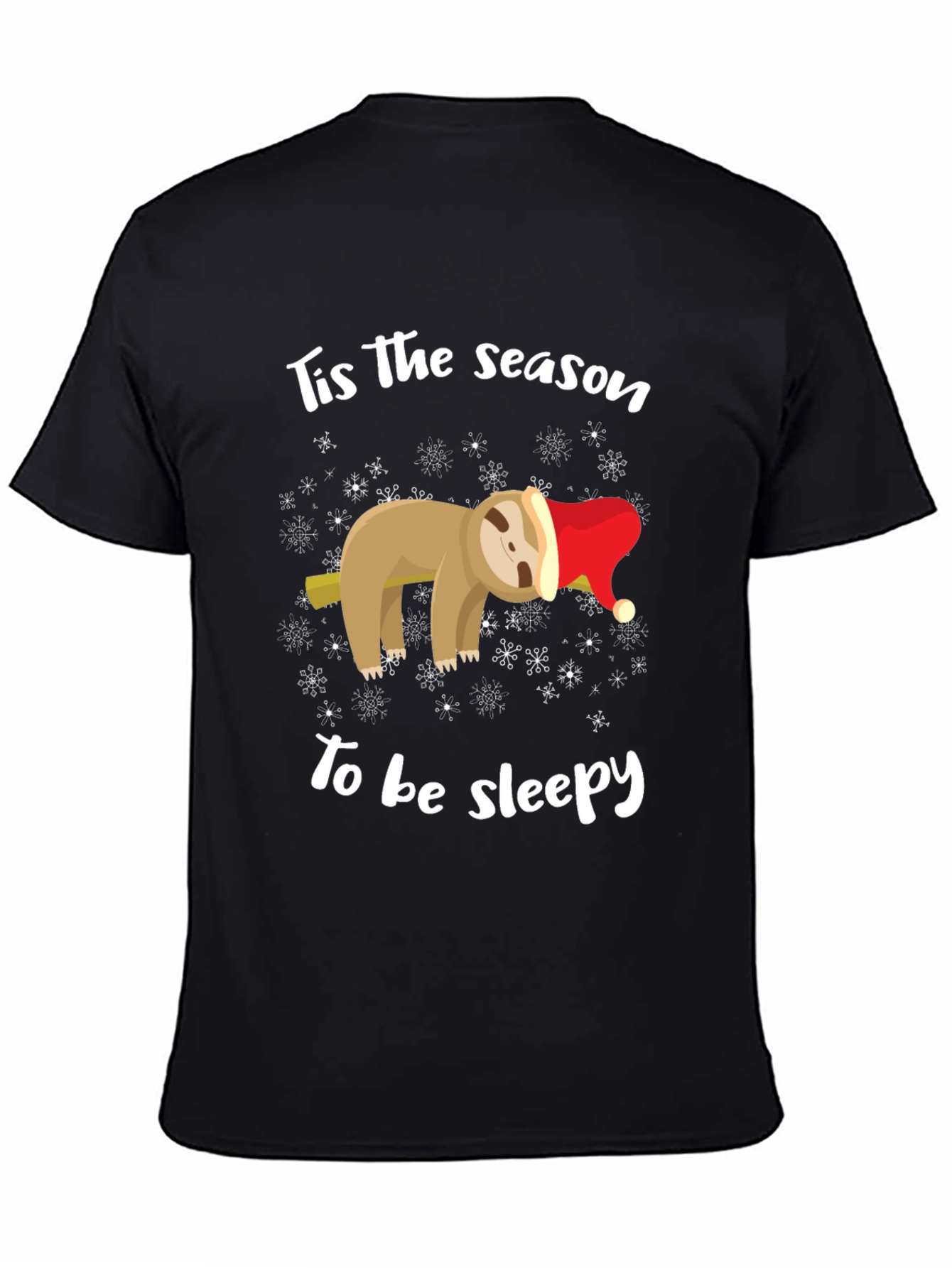 Festive Sloth Sleepy Season T-Shirt
