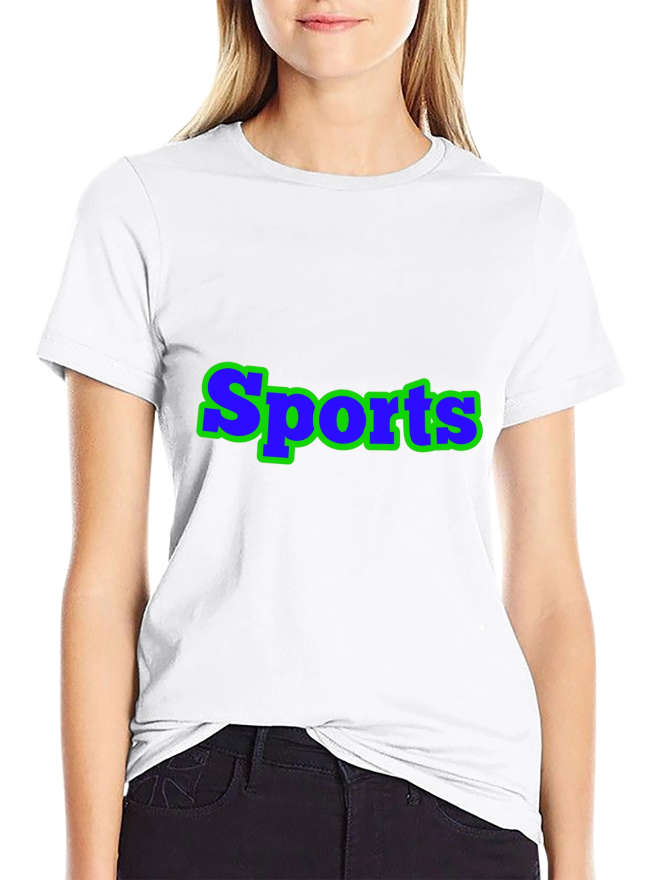 Sports Graphic Black T-Shirt