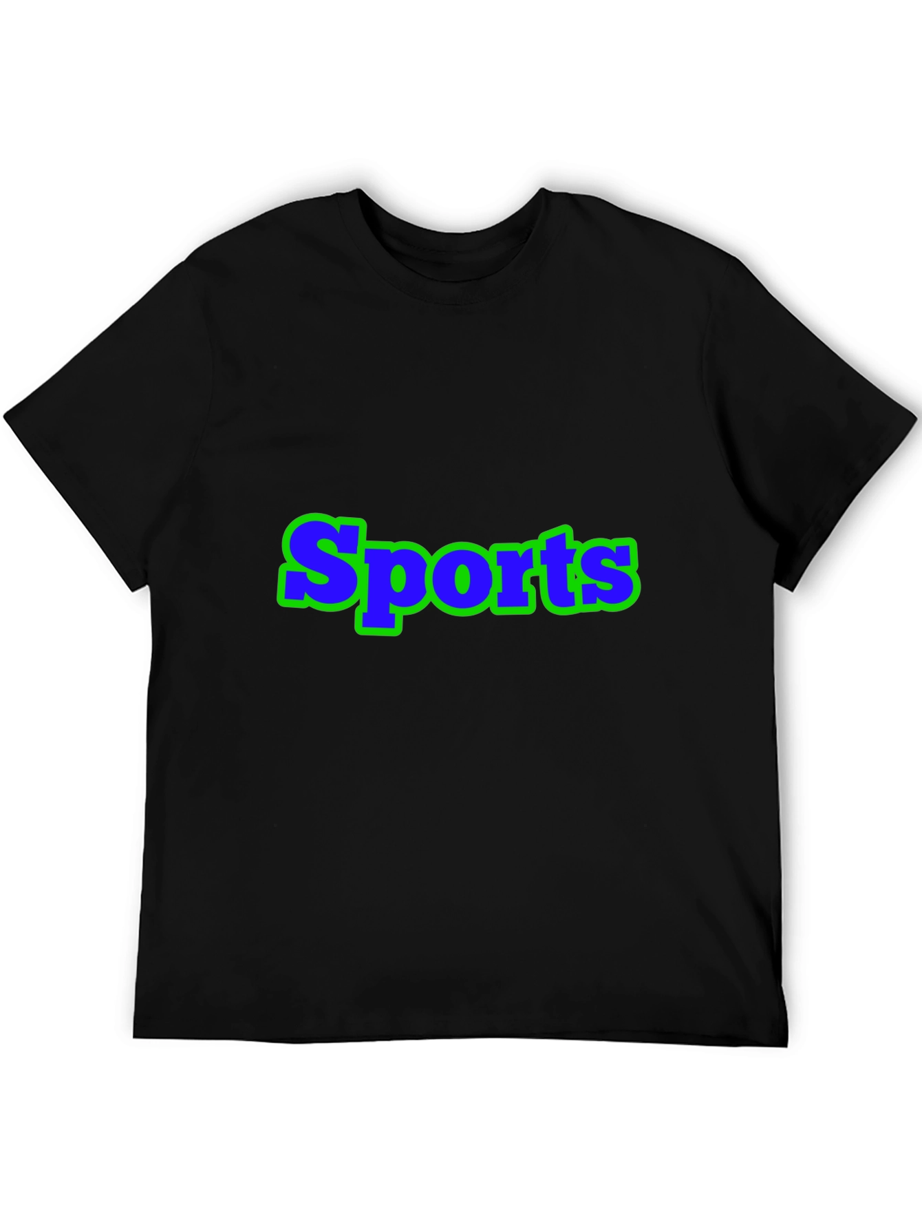 Sports Graphic Black T-Shirt