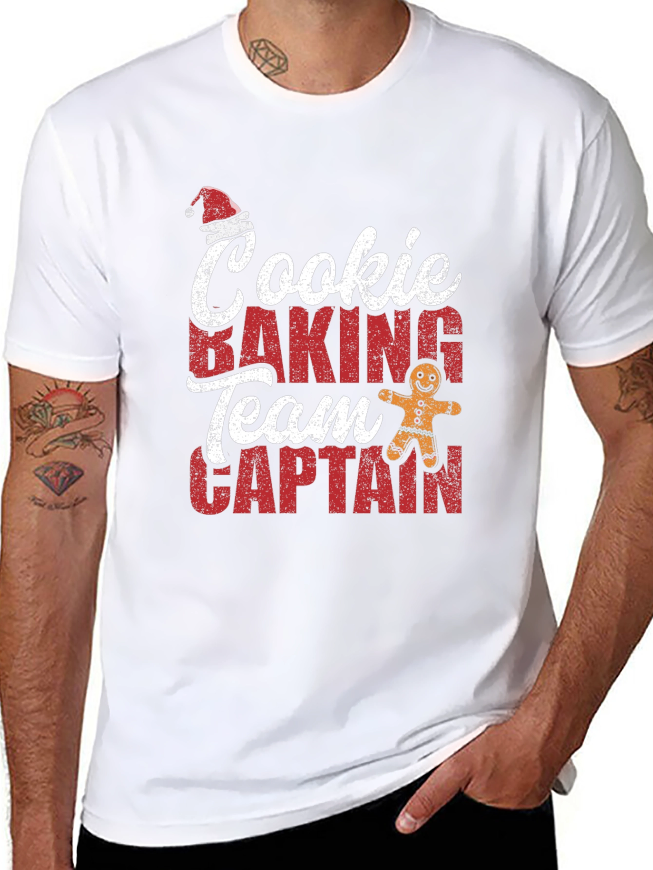 Cookie Baking Team Captain Christmas Graphic Tee