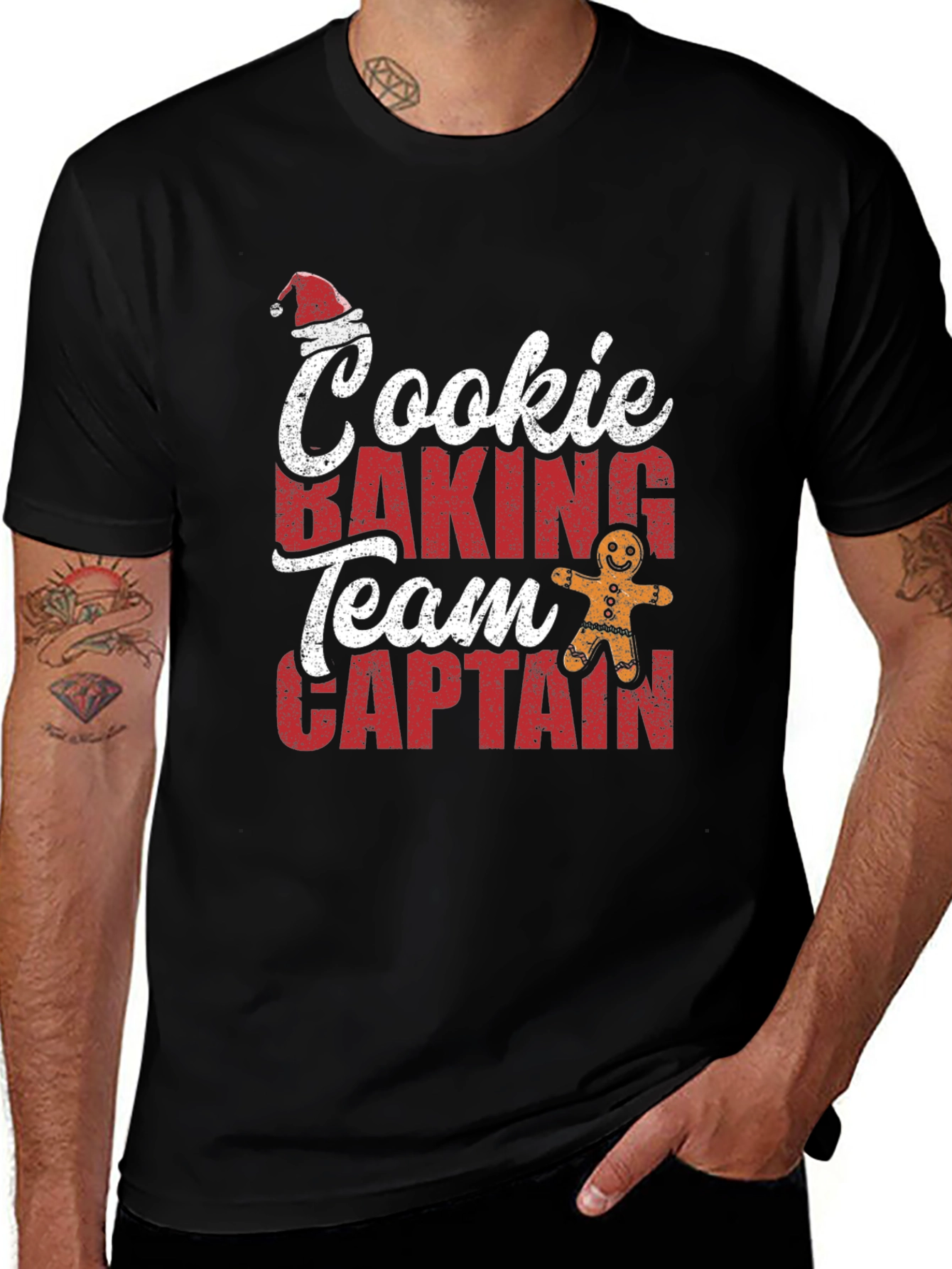 Cookie Baking Team Captain Christmas Graphic Tee