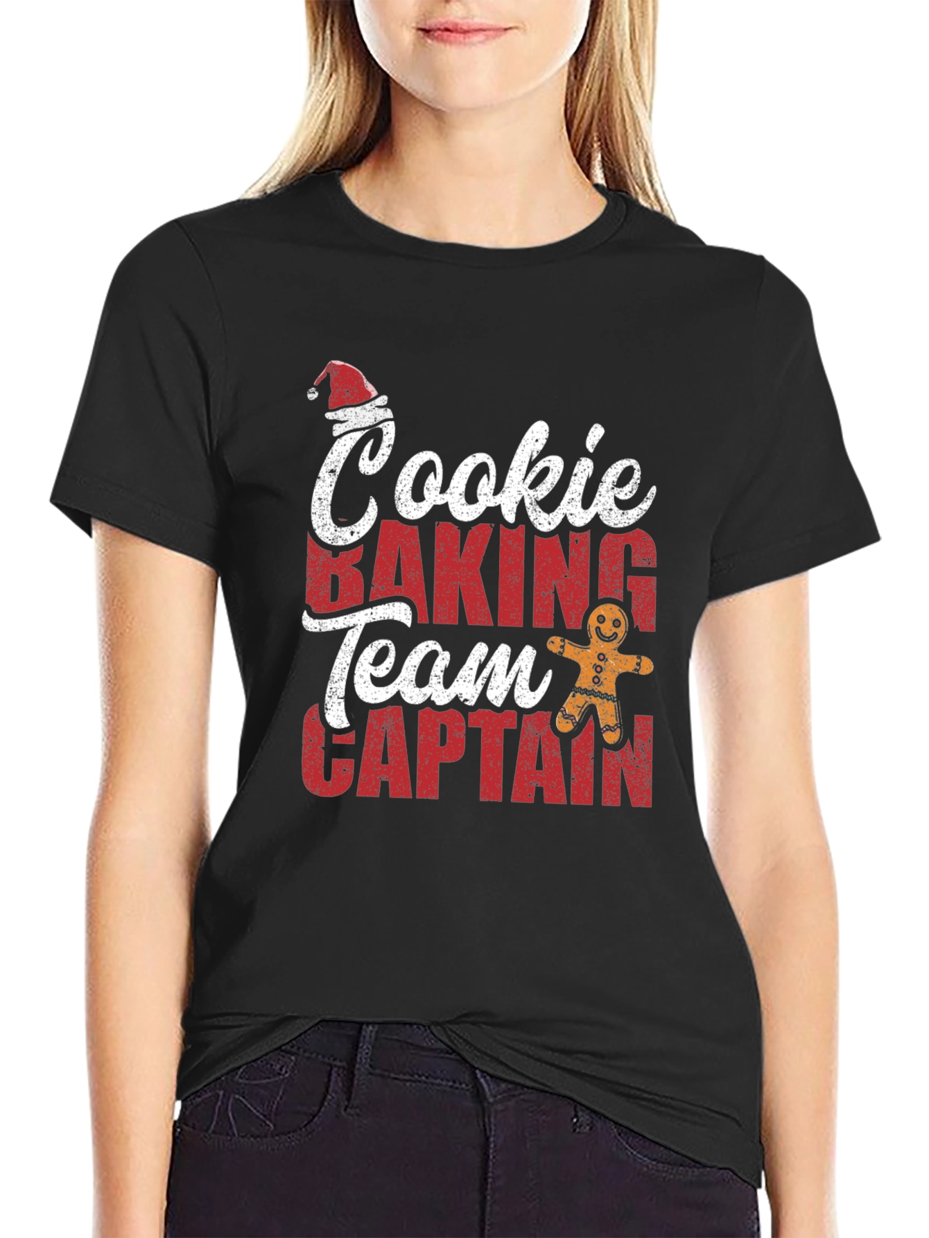 Cookie Baking Team Captain Christmas Graphic Tee