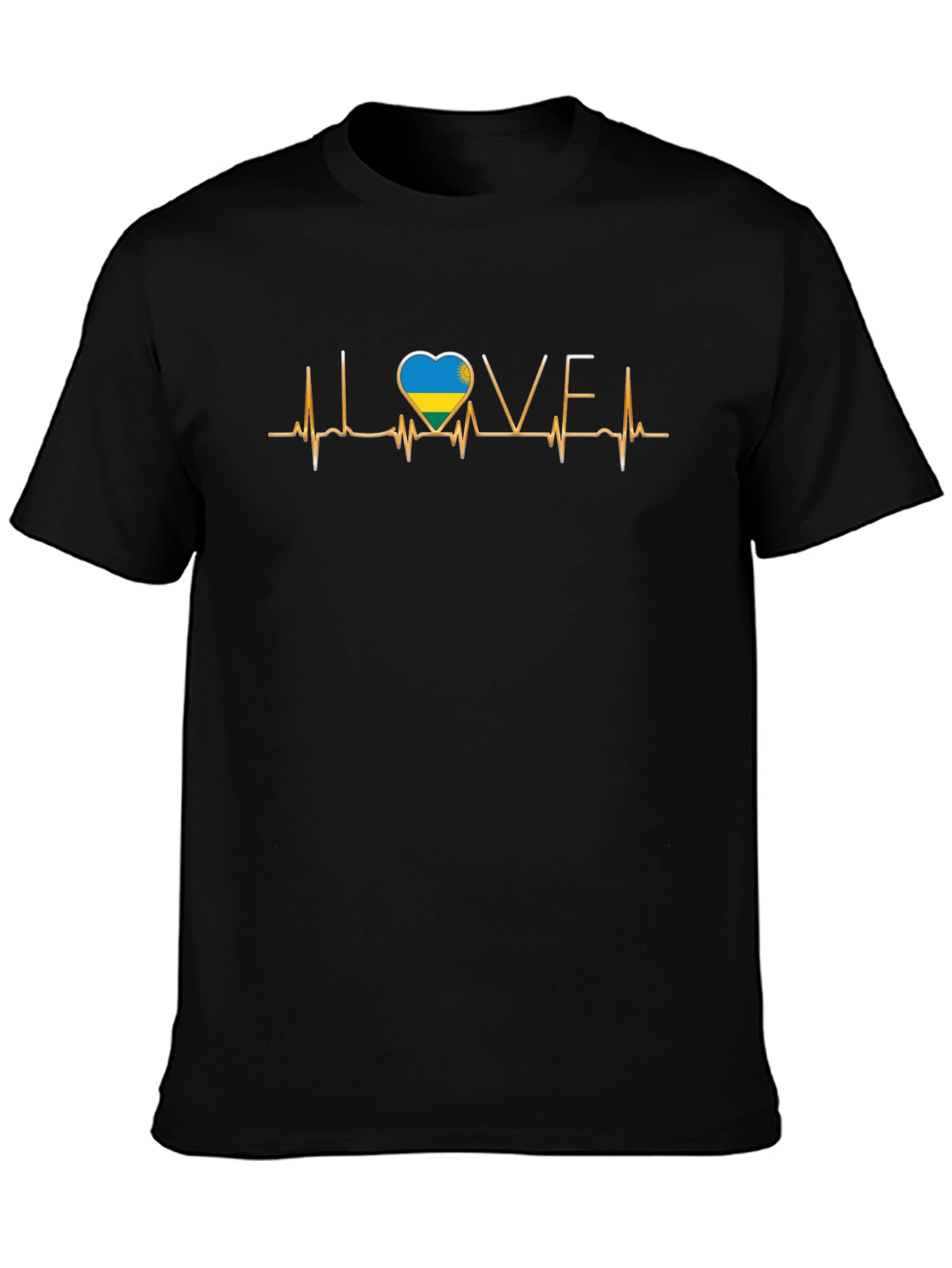 I Love Ukraine Heartbeat T-Shirt