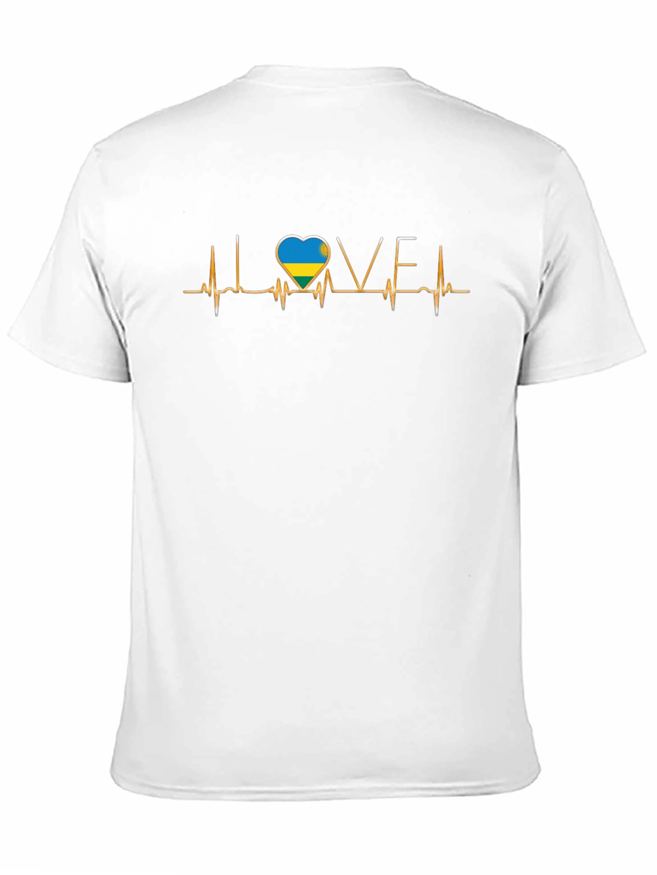 I Love Ukraine Heartbeat T-Shirt