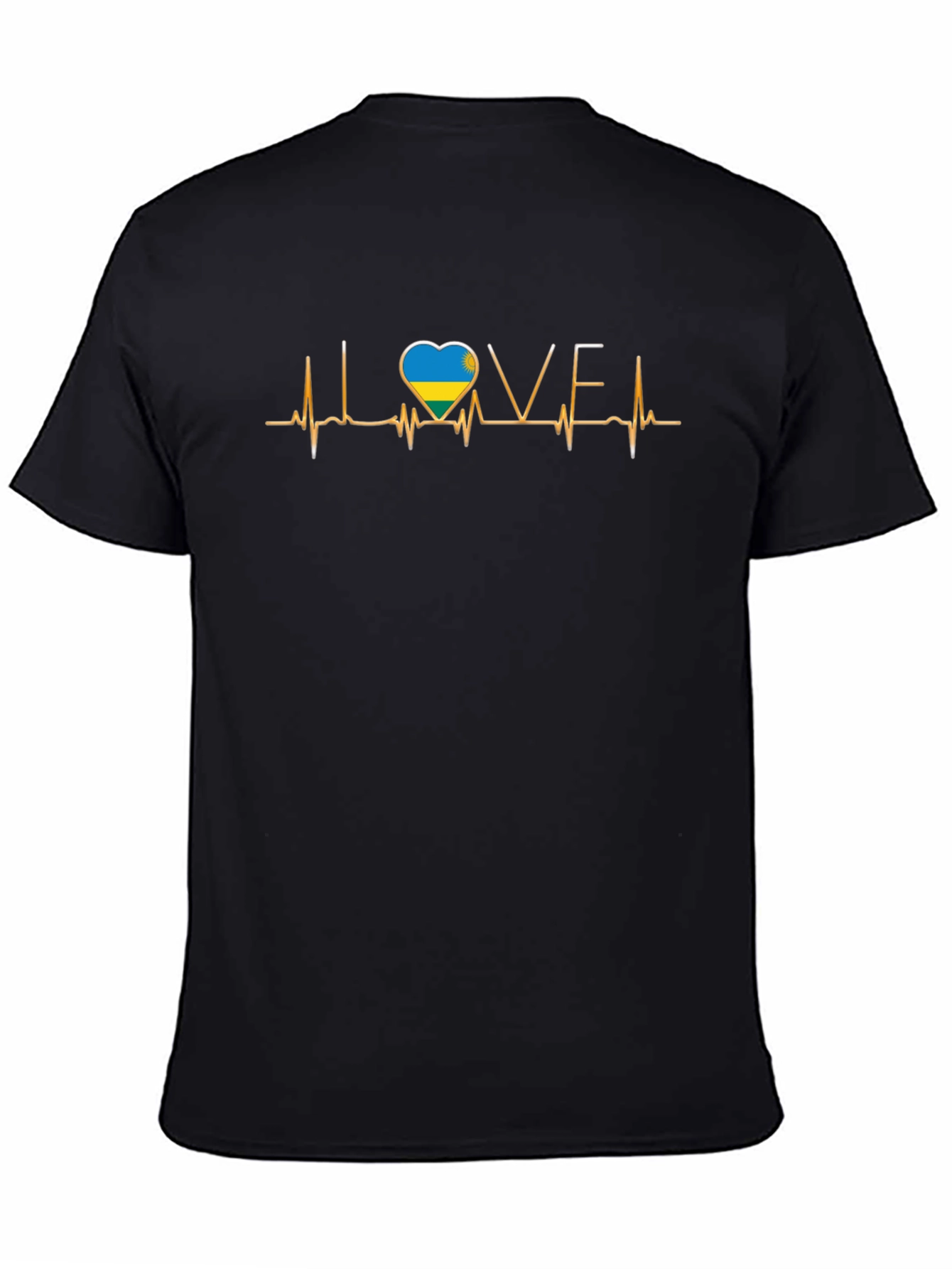 I Love Ukraine Heartbeat T-Shirt