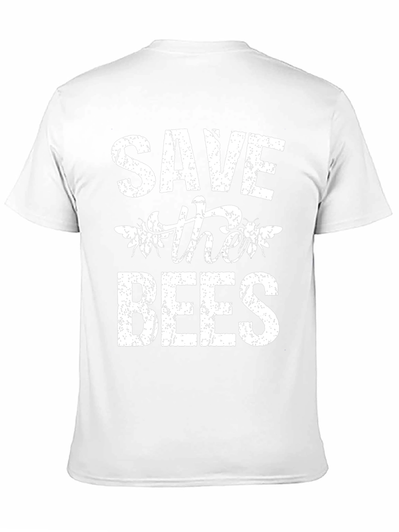 Save the Bees Graphic Tee - Black Cotton