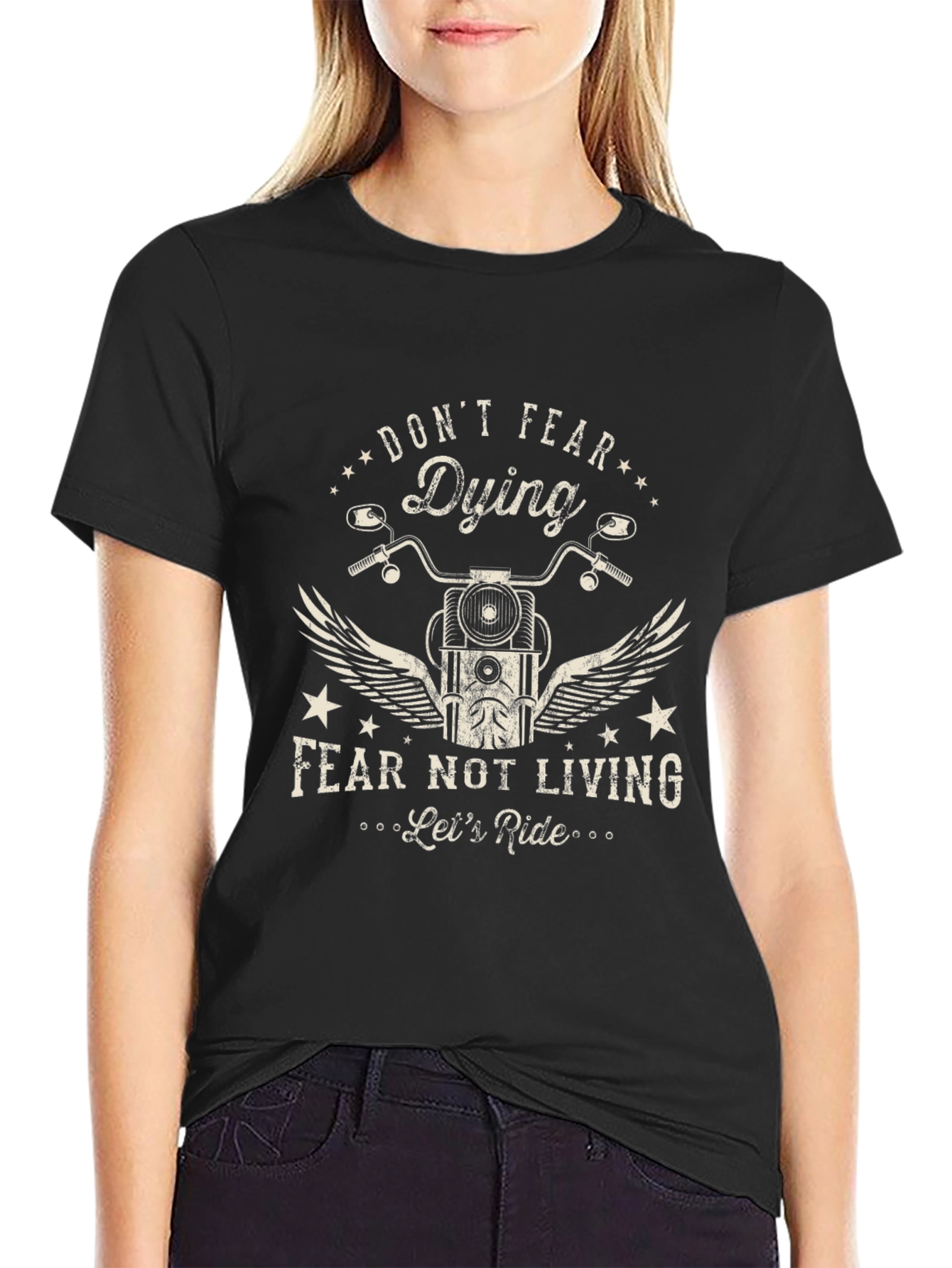 Dont Fear Dying - Lets Ride Graphic Tee