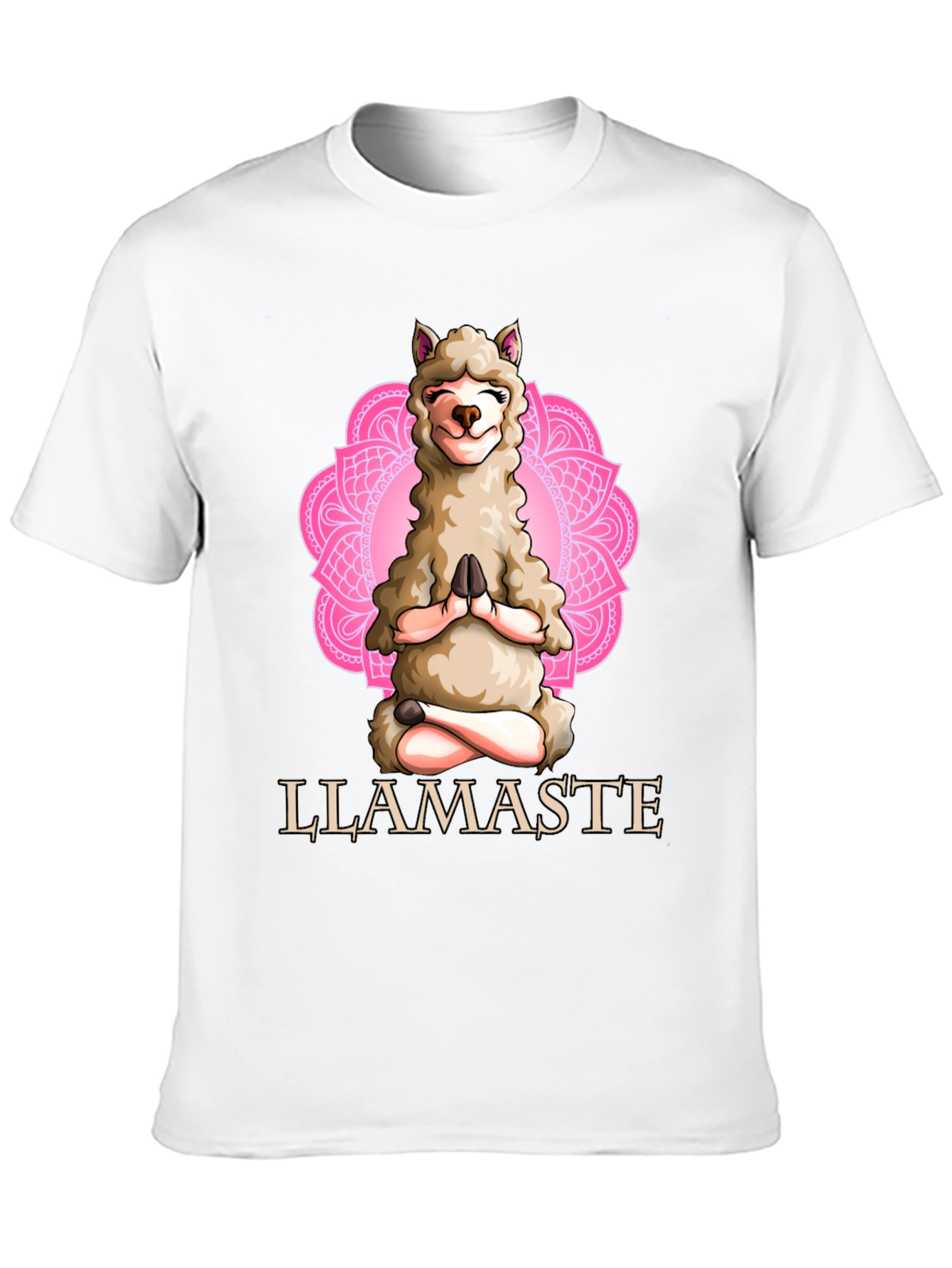 Llamaste Yoga Black T-Shirt