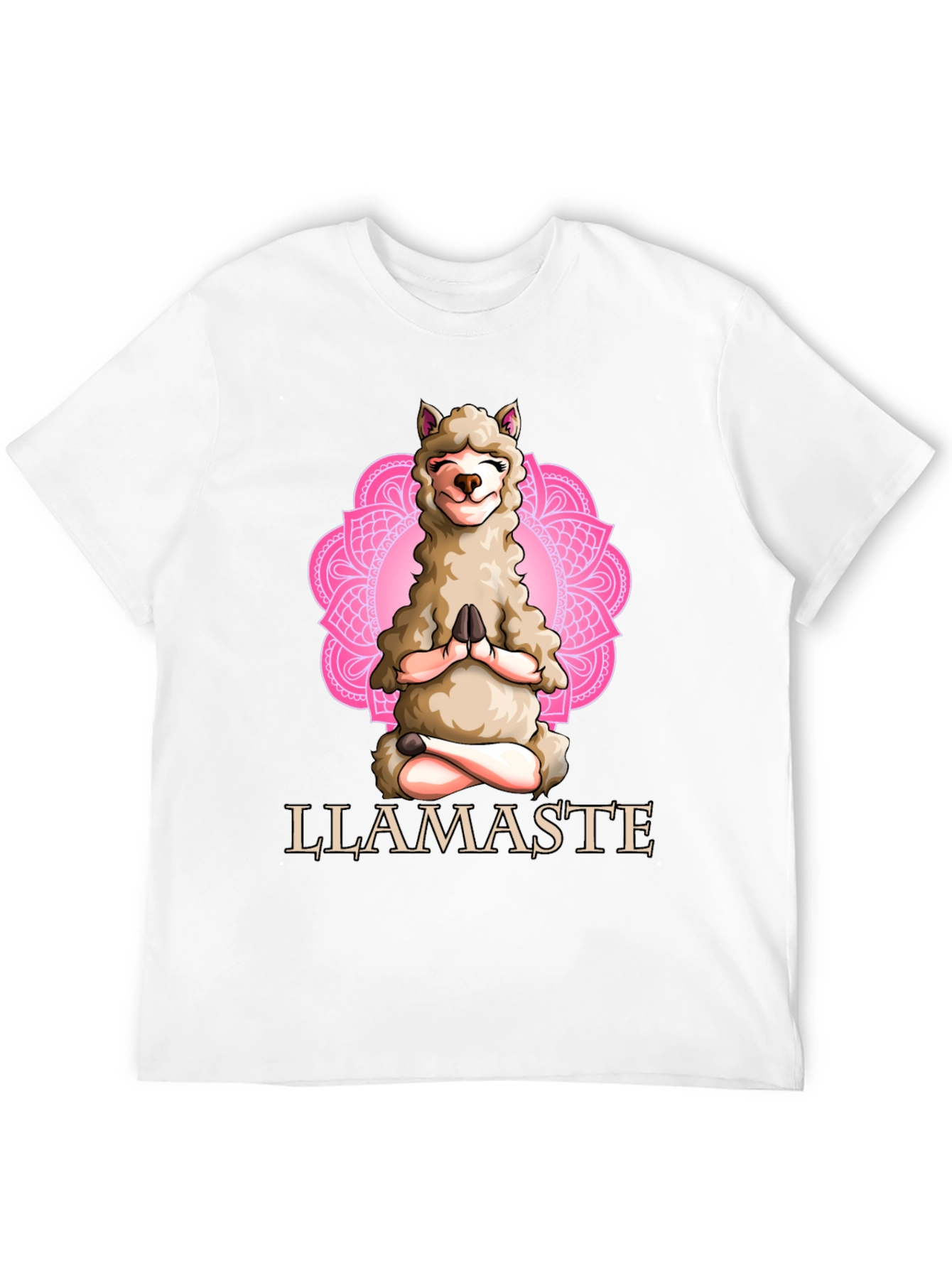 Llamaste Yoga Black T-Shirt