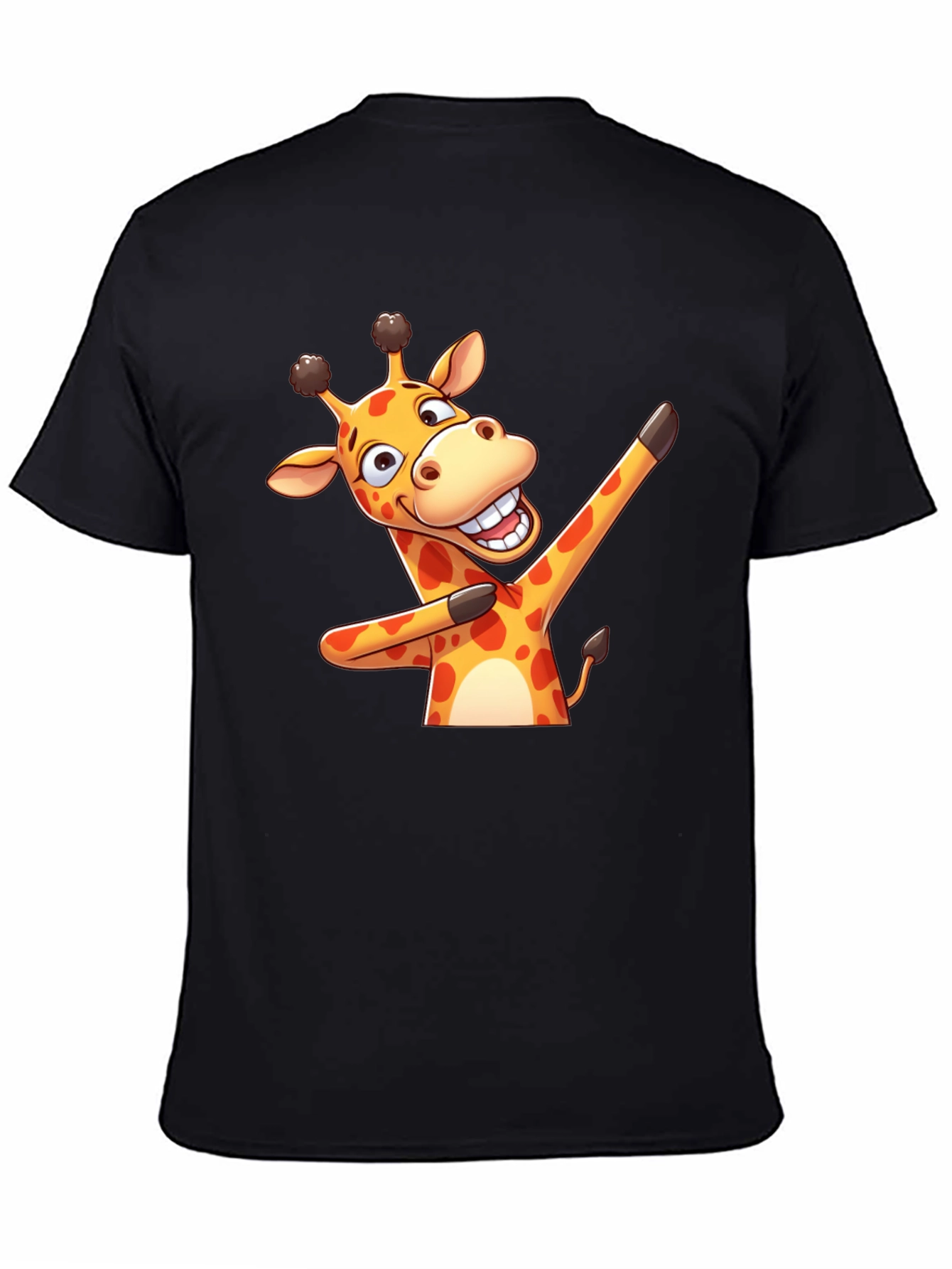 Dabbing Giraffe Graphic Tee - Fun Novelty T-Shirt