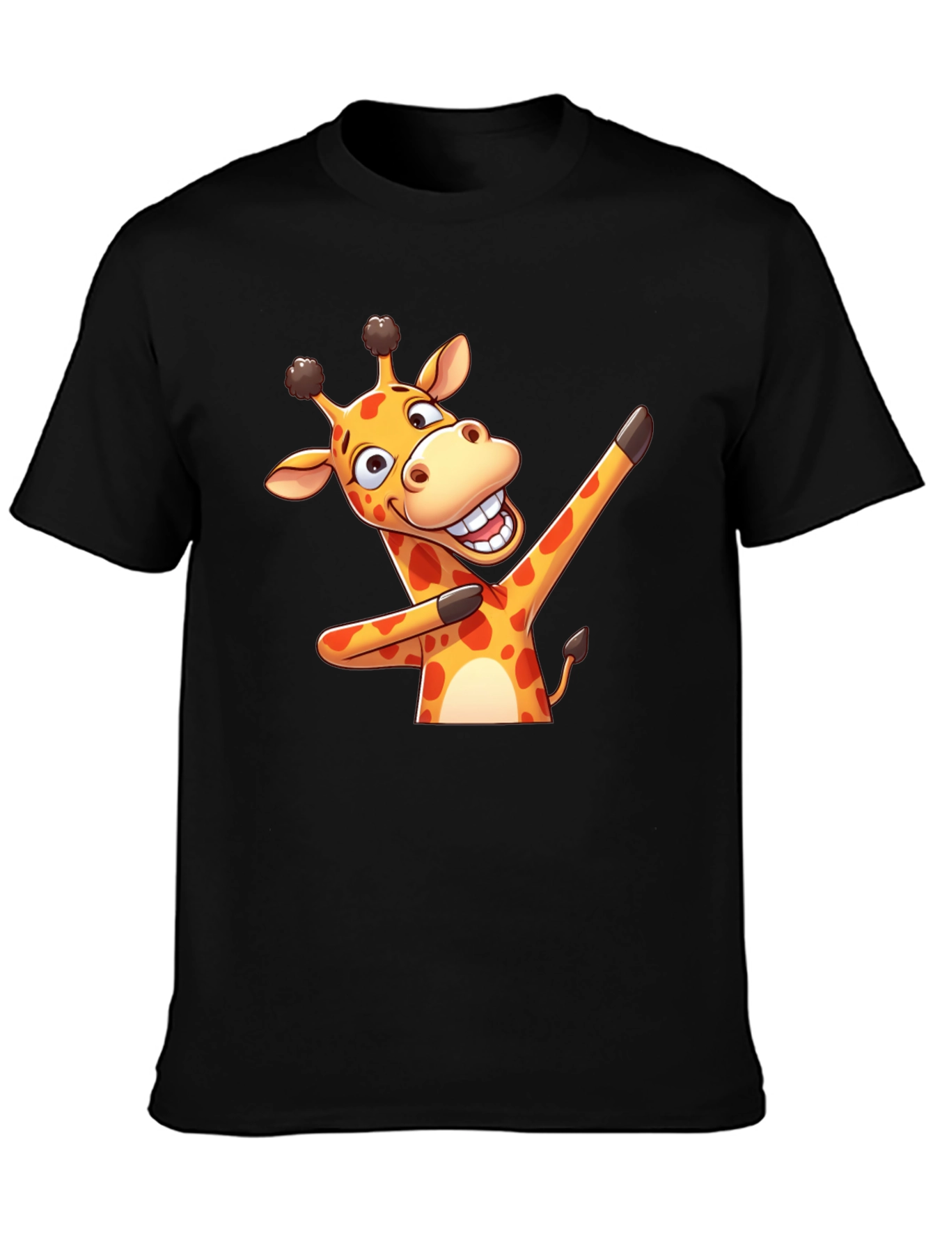Dabbing Giraffe Graphic Tee - Fun Novelty T-Shirt