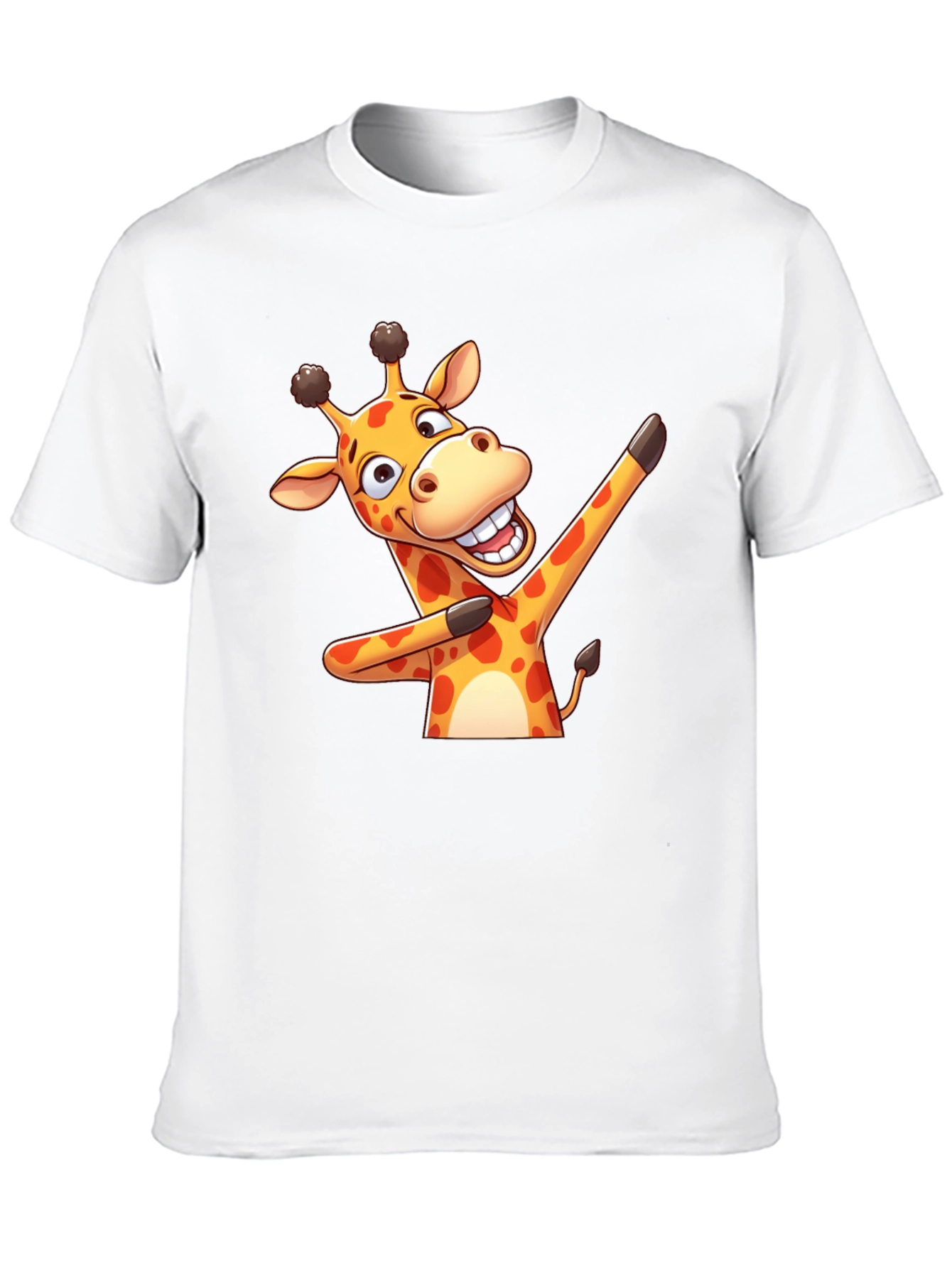 Dabbing Giraffe Graphic Tee - Fun Novelty T-Shirt