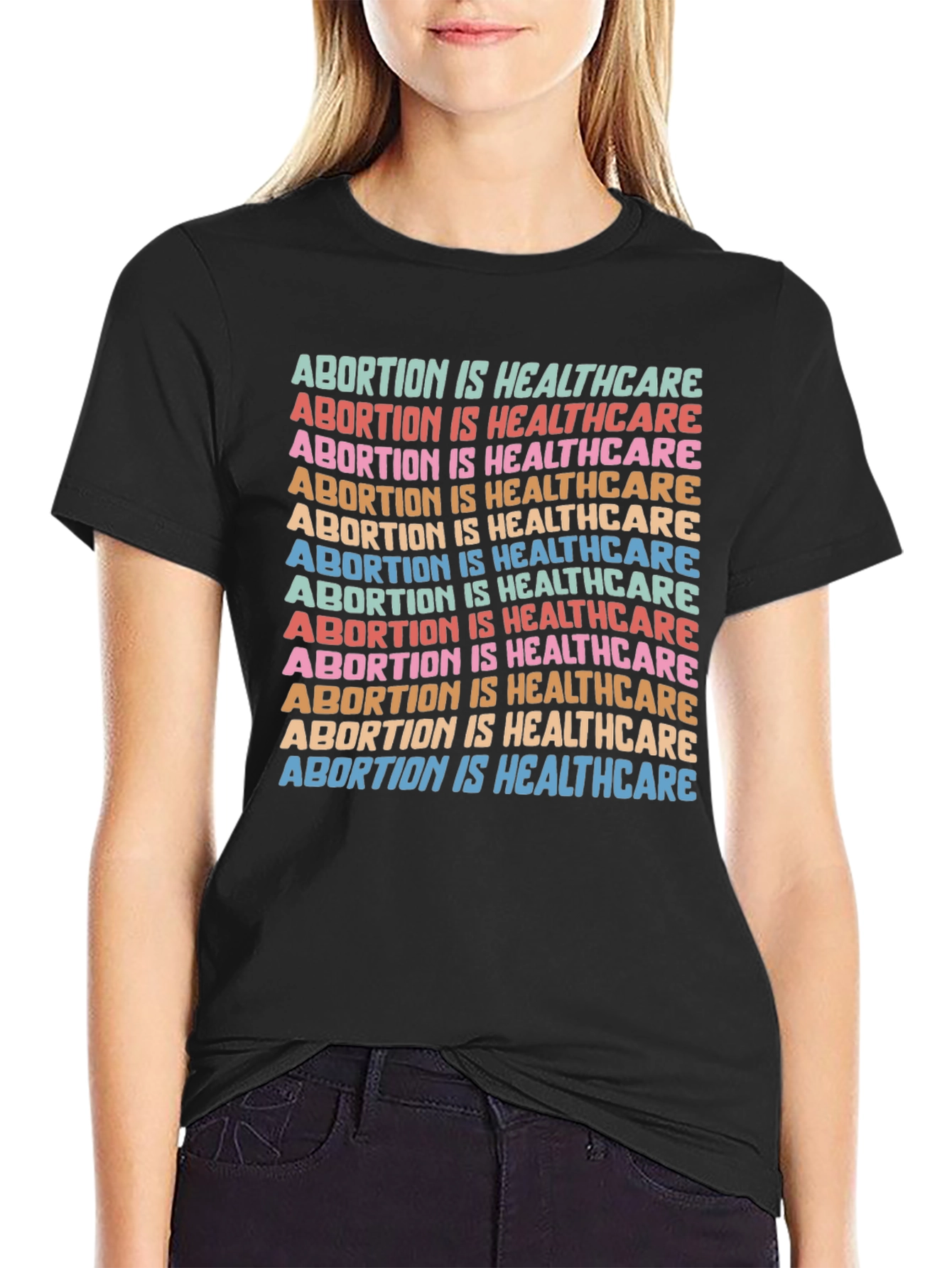 Abortion is Healthcare Graphic Tee - Pro Choice