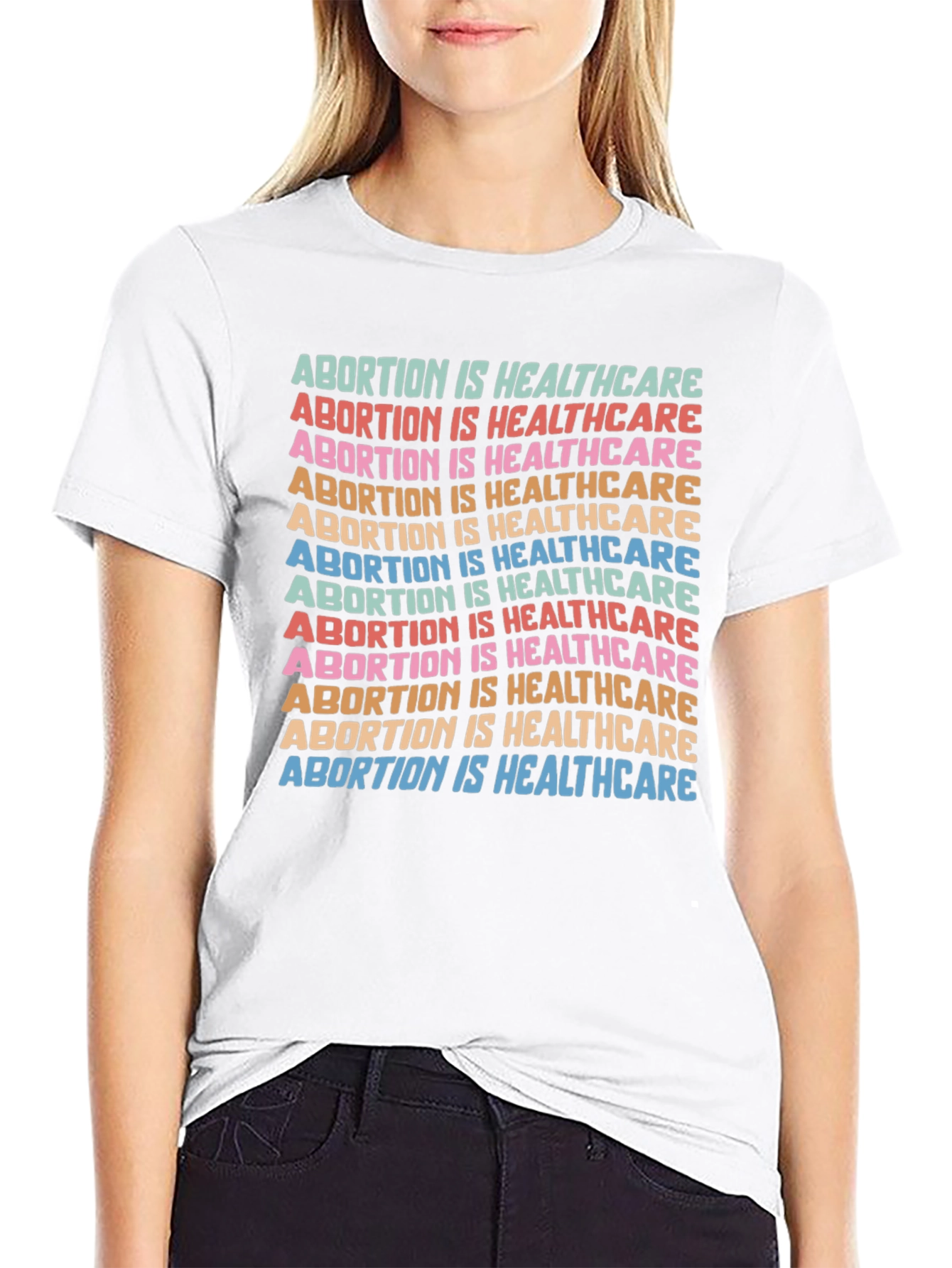 Abortion is Healthcare Graphic Tee - Pro Choice