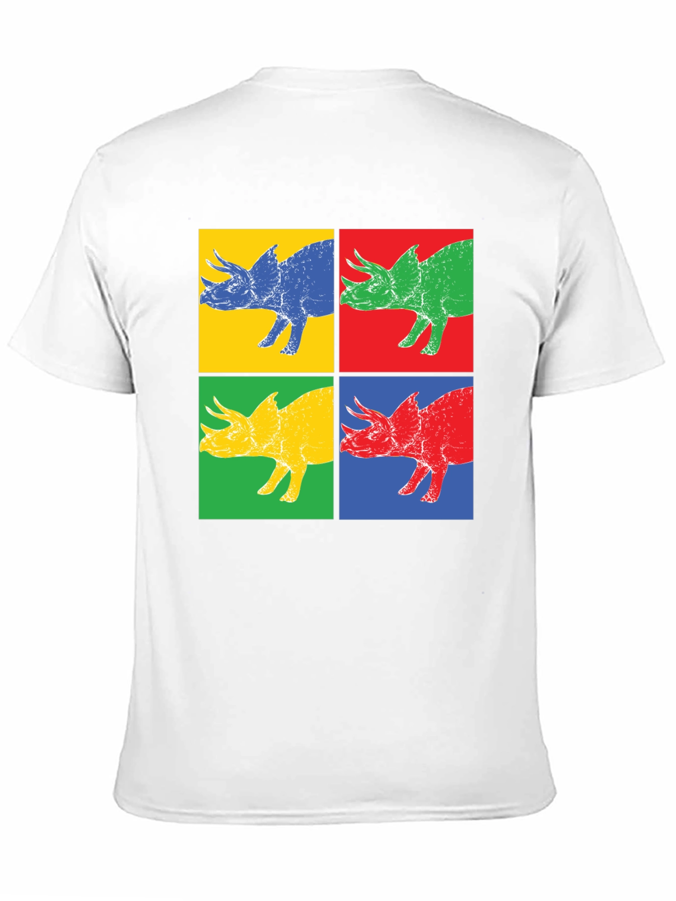 Pop Art Dinosaur Graphic T-Shirt