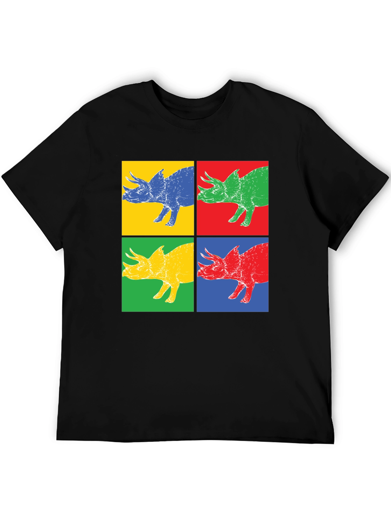 Pop Art Dinosaur Graphic T-Shirt