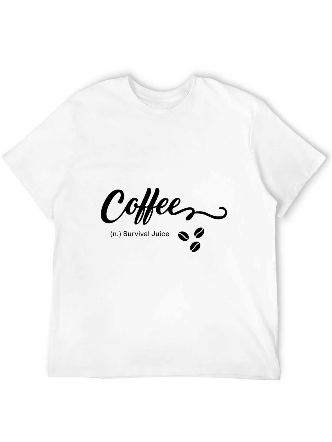 Coffee Survival Juice Black T-Shirt