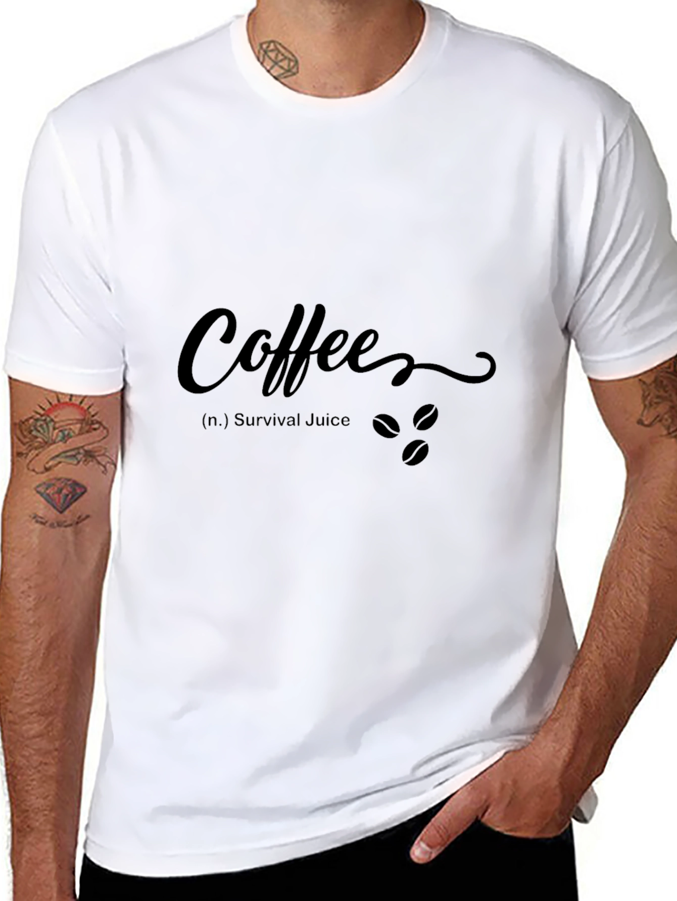 Coffee Survival Juice Black T-Shirt