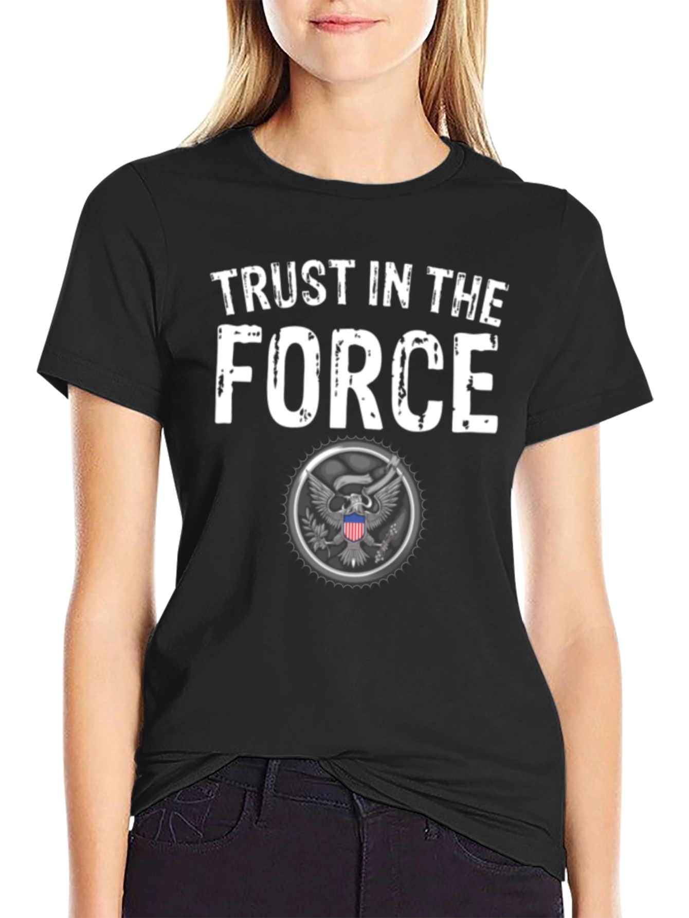 Trust in the Force Graphic T-Shirt - Black