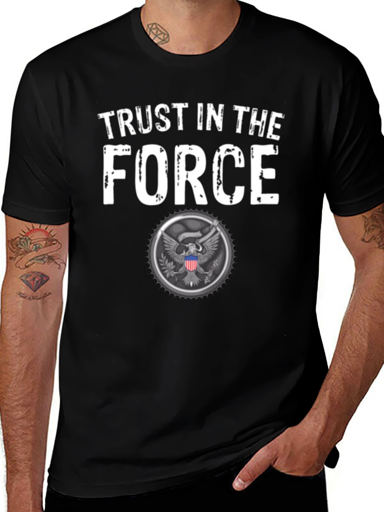 Trust in the Force Graphic T-Shirt - Black