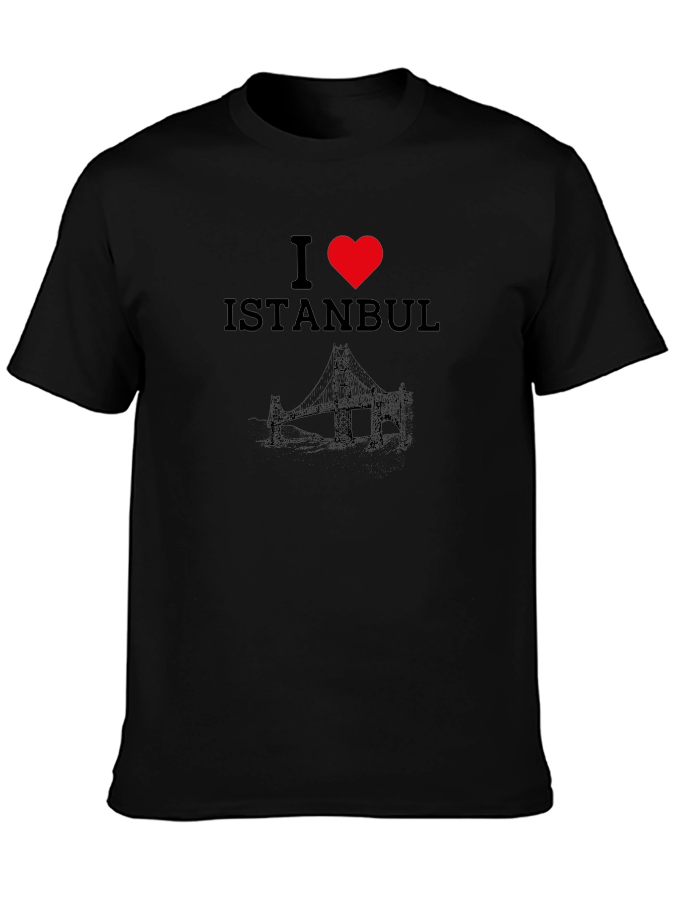 I Love Istanbul Black T-Shirt
