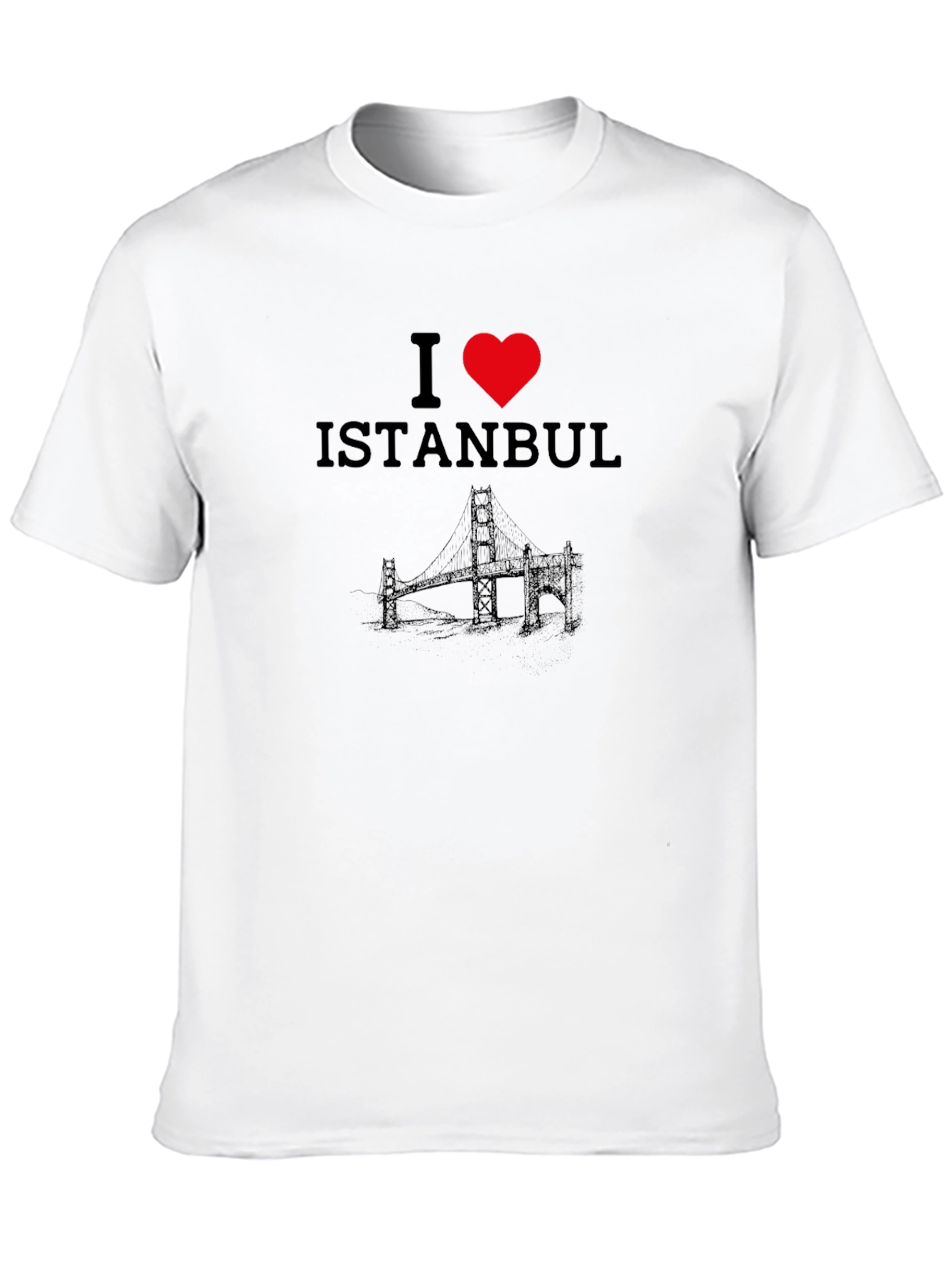 I Love Istanbul Black T-Shirt