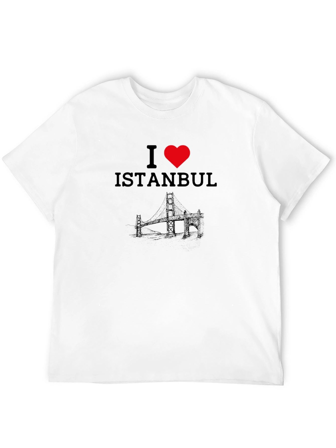 I Love Istanbul Black T-Shirt