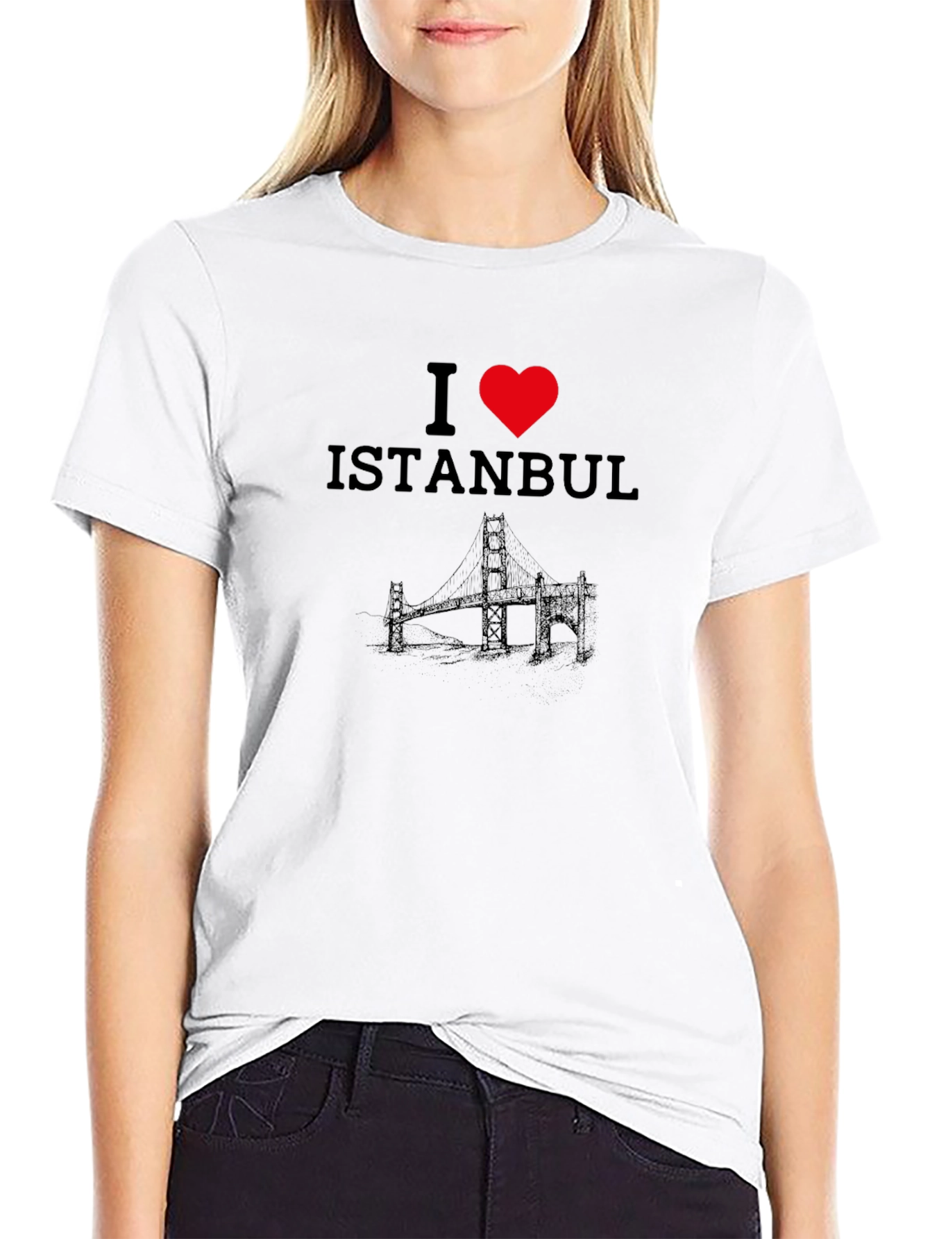 I Love Istanbul Black T-Shirt