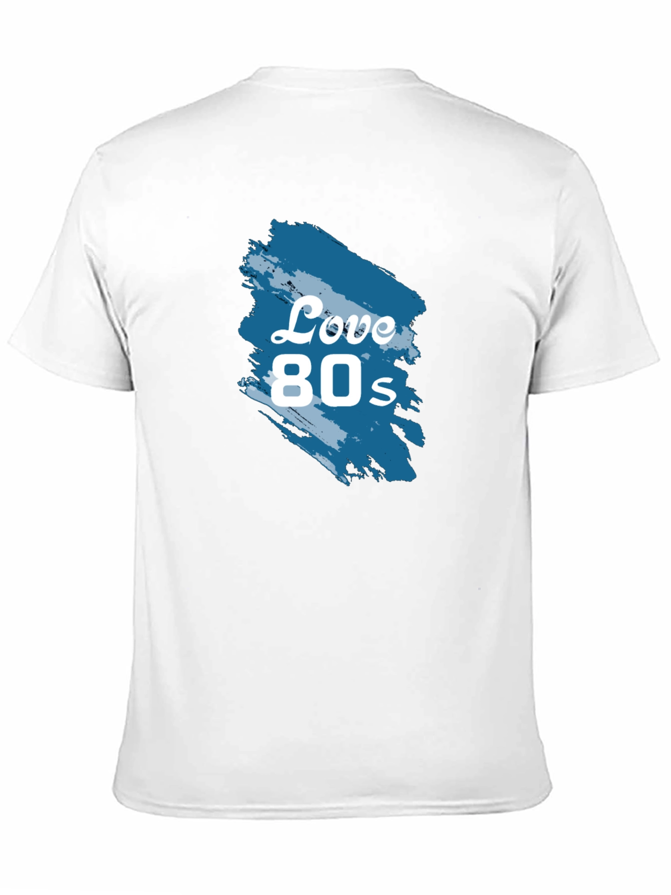Love 80s Retro Graphic Tee - Classic Black T-Shirt